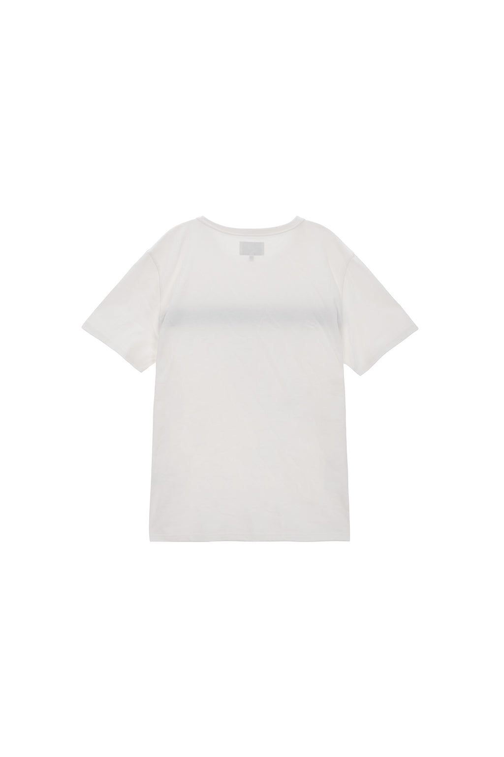 Matin Kim - Logo Cutted Layered Top (White) product image 2 | TRAB K-Fashion Australia