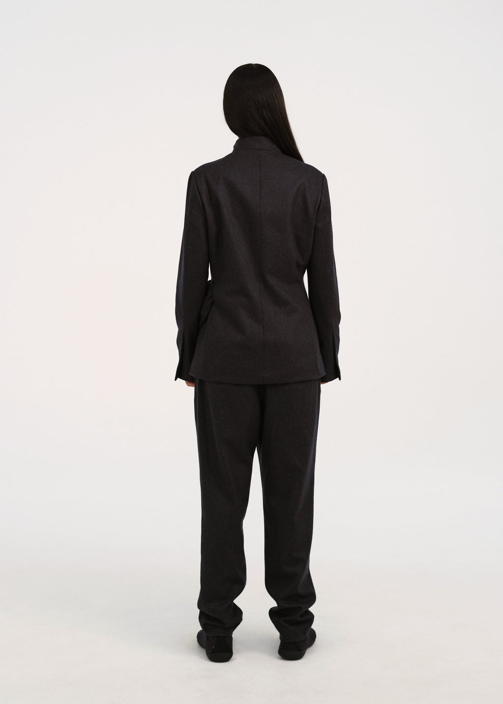 Hyein Seo - Suit Jacket w/ Waist Bag (Dark Grey) product image 4 | TRAB K-Fashion Australia