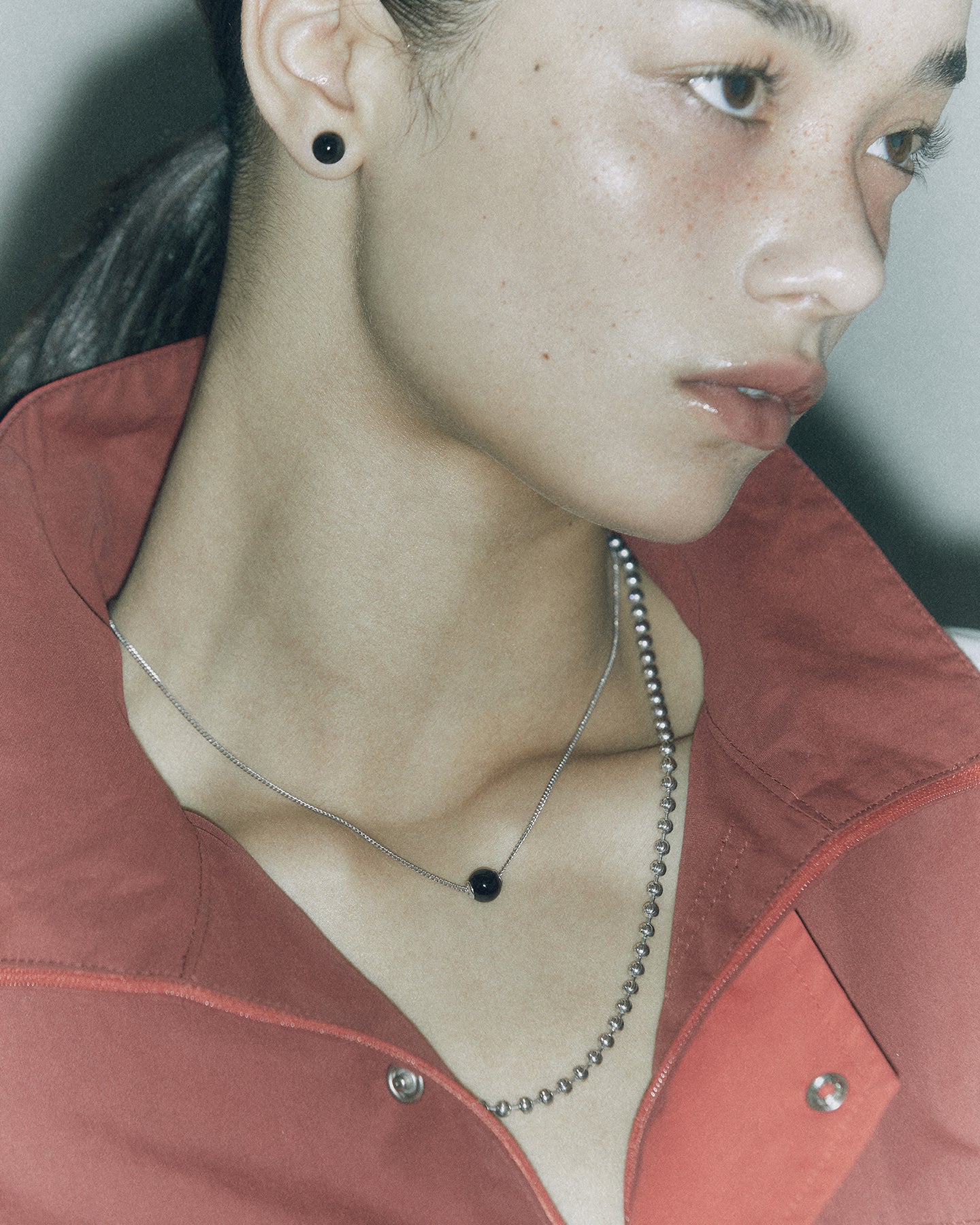 Numbering - Cutting Ball Chain Necklace #5832 product image 3 | TRAB K-Fashion Australia