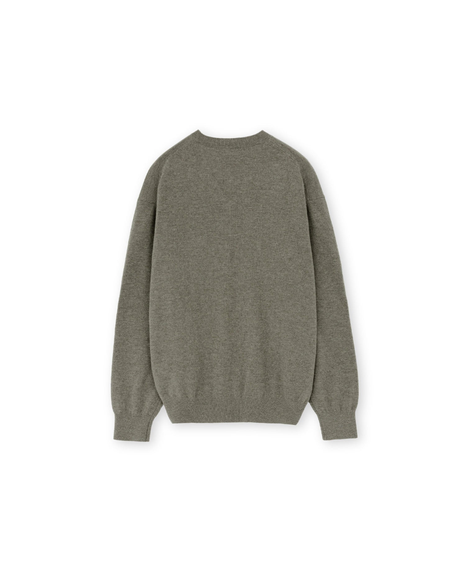 Brownyard - Extra Super Fine V Neck Knit (Olive Grey) product image 4 | TRAB K-Fashion Australia
