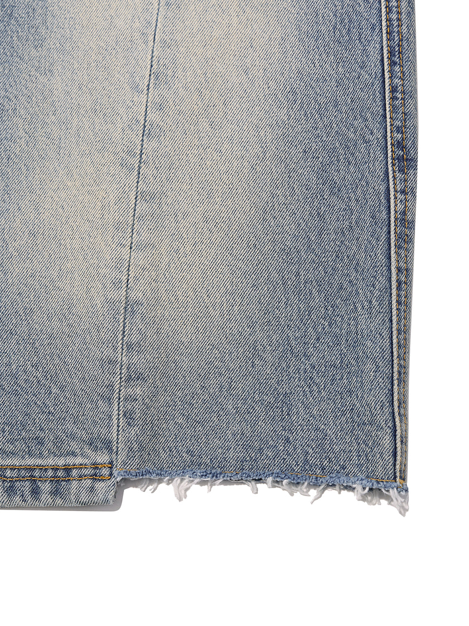 Matin Kim - Hem Point Bermuda Denim Pants (Blue) product image 5 | TRAB K-Fashion Australia