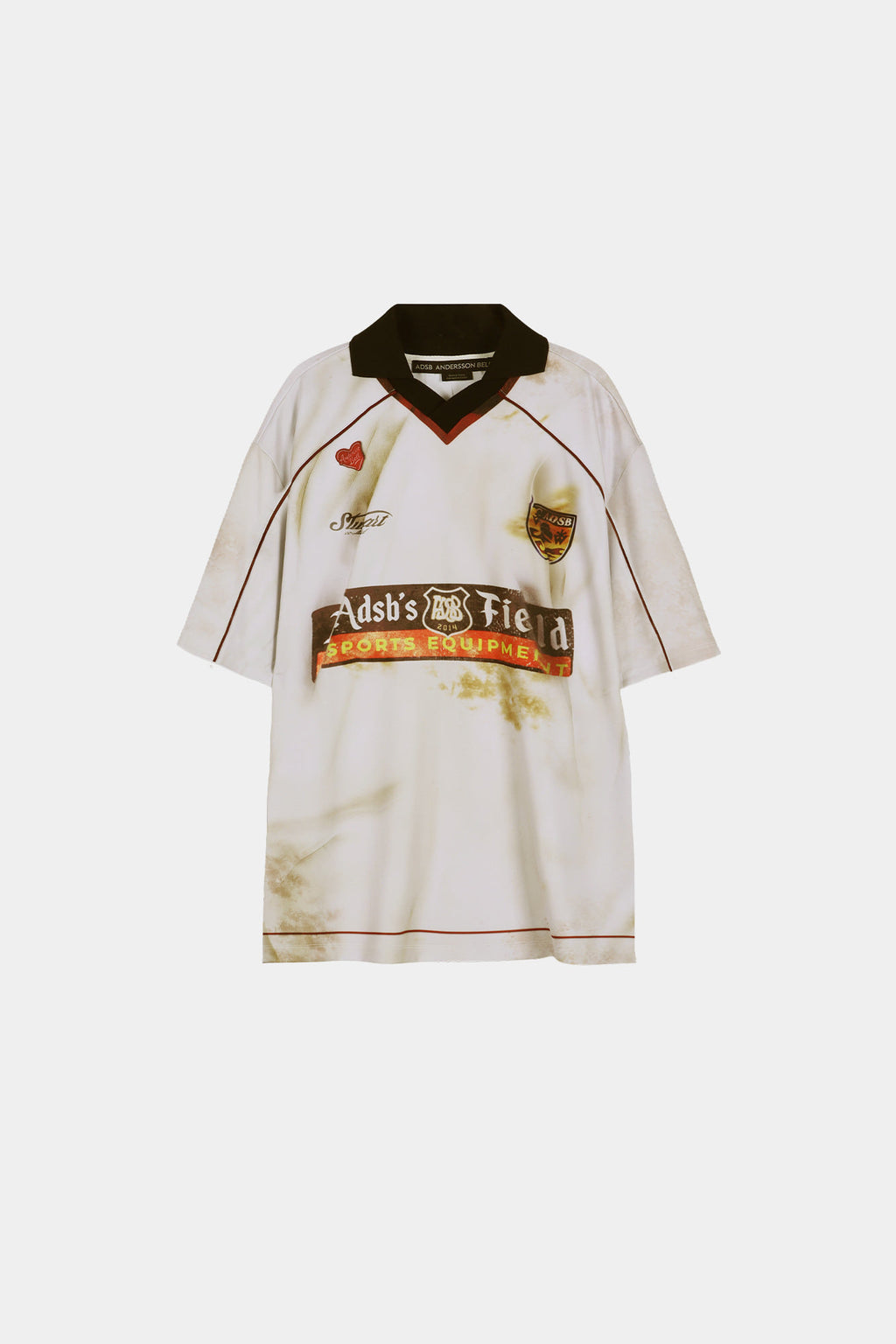 Andersson Bell - Dust Printed Football Jersey T-Shirt (White) product image 9 | TRAB K-Fashion Australia