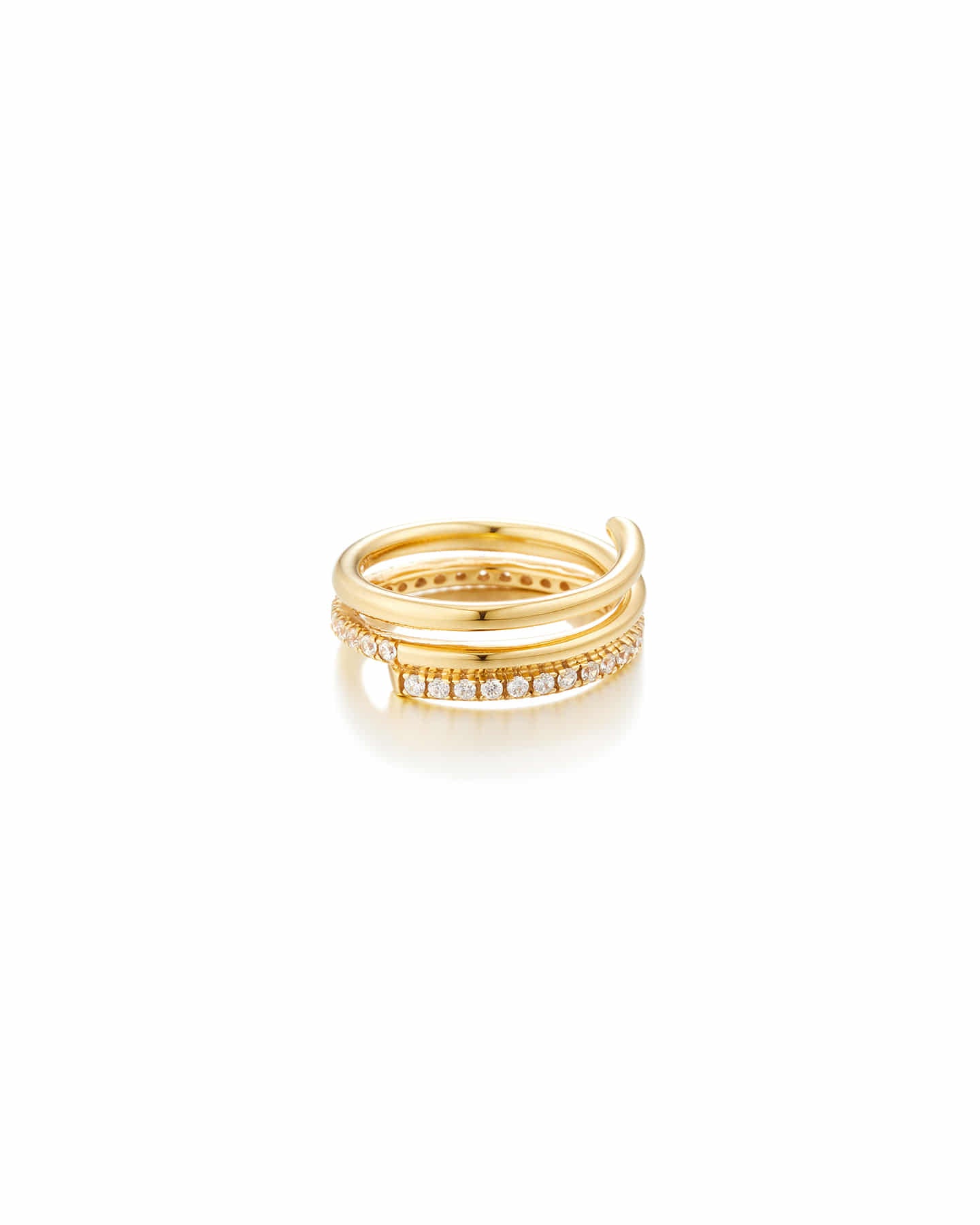 Numbering - Volume Coil with Pave Ring #8406 product image 8 | TRAB K-Fashion Australia