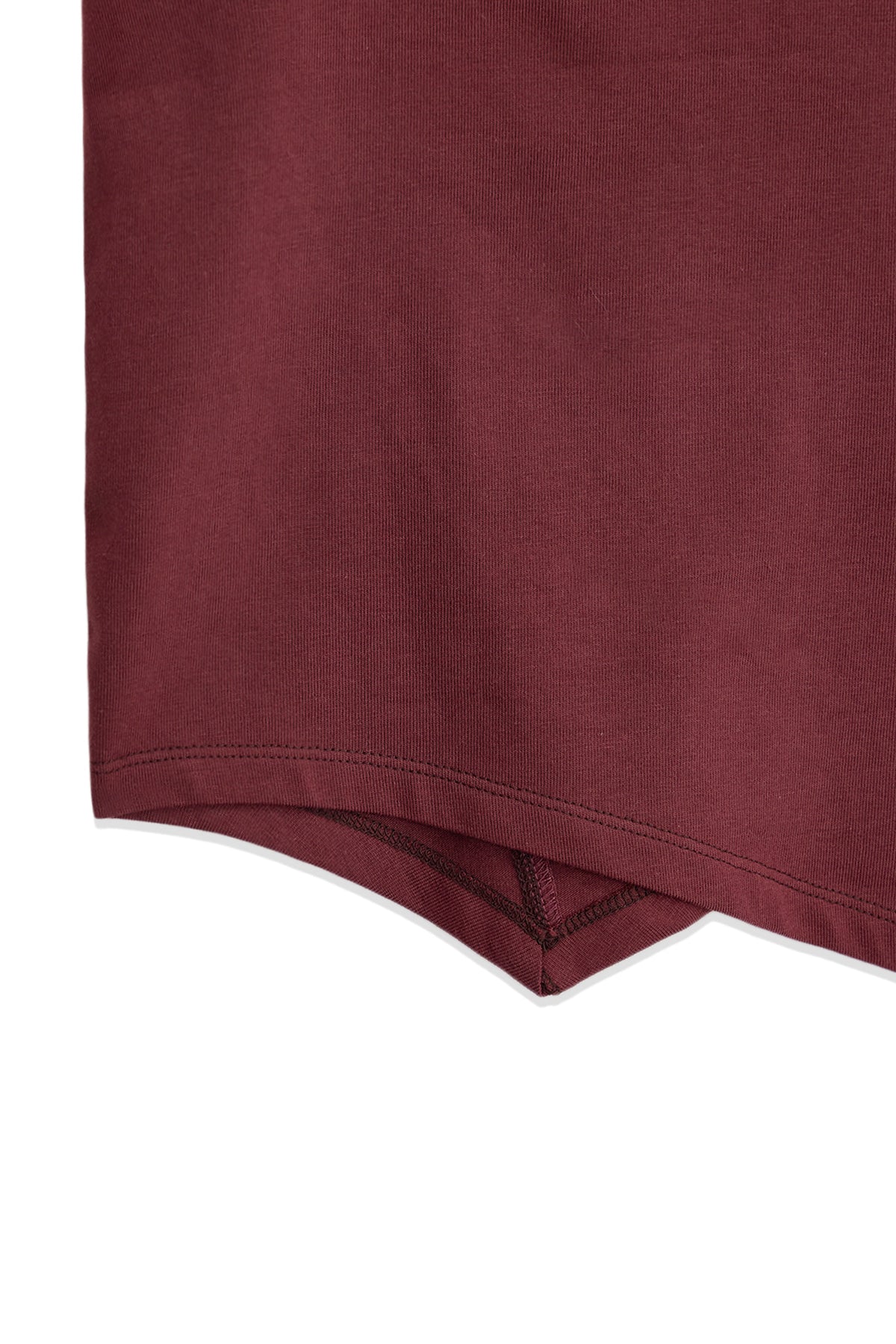 Matin Kim - Twist Point Slim Top (Burgundy) product image 4 | TRAB K-Fashion Australia