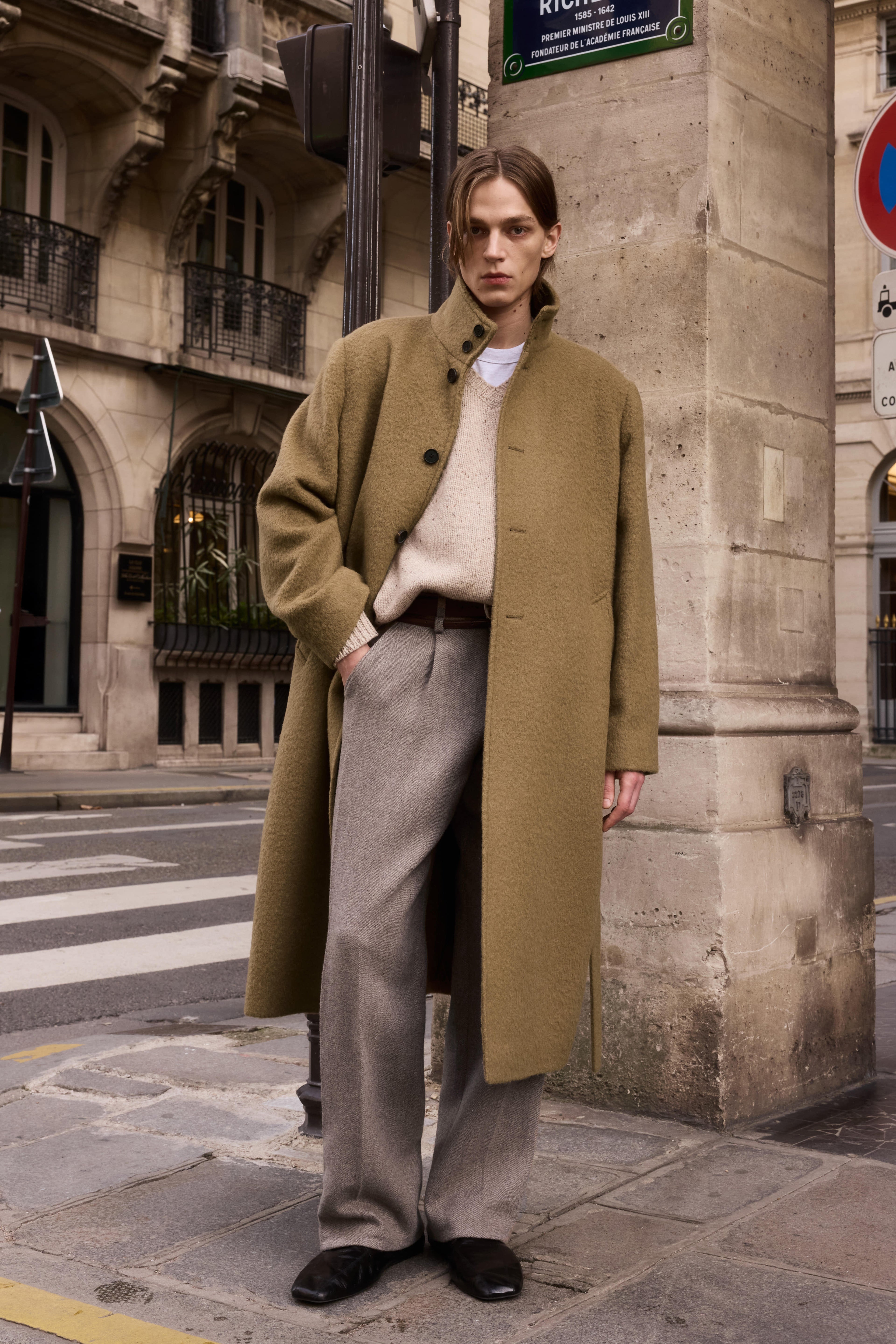 STU - High Neck Alpaca Mac Coat In (Camel) product image 10 | TRAB K-Fashion Australia