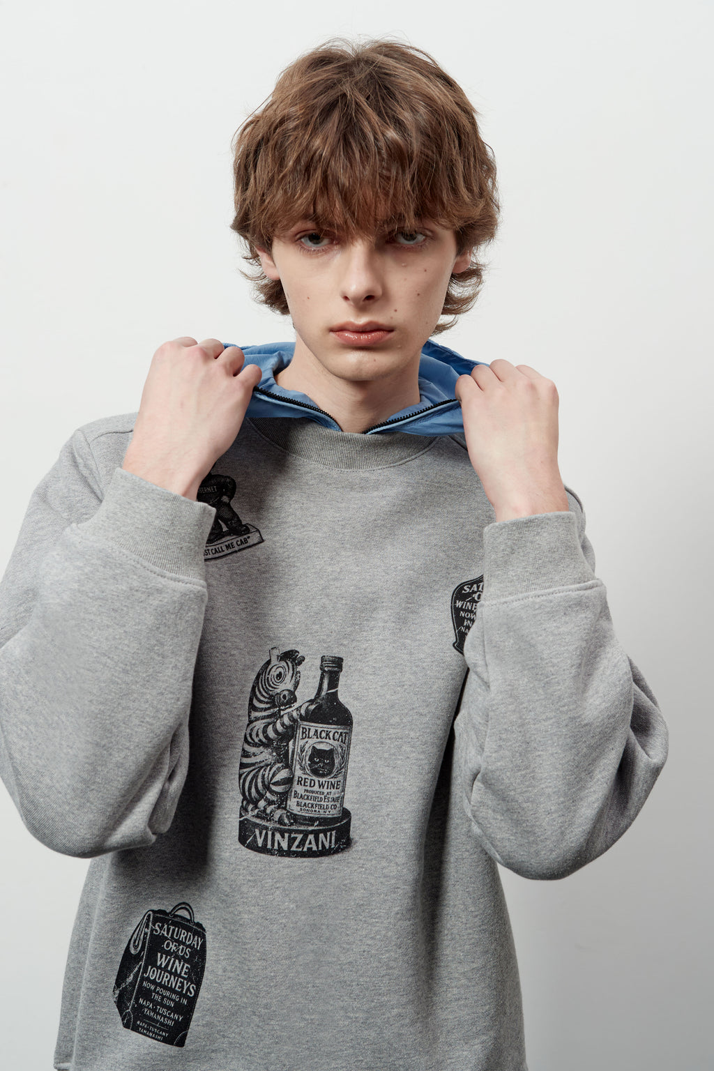 Stu - Printing Sweatshirt Melange (Grey) product image 16 | TRAB K-Fashion Australia