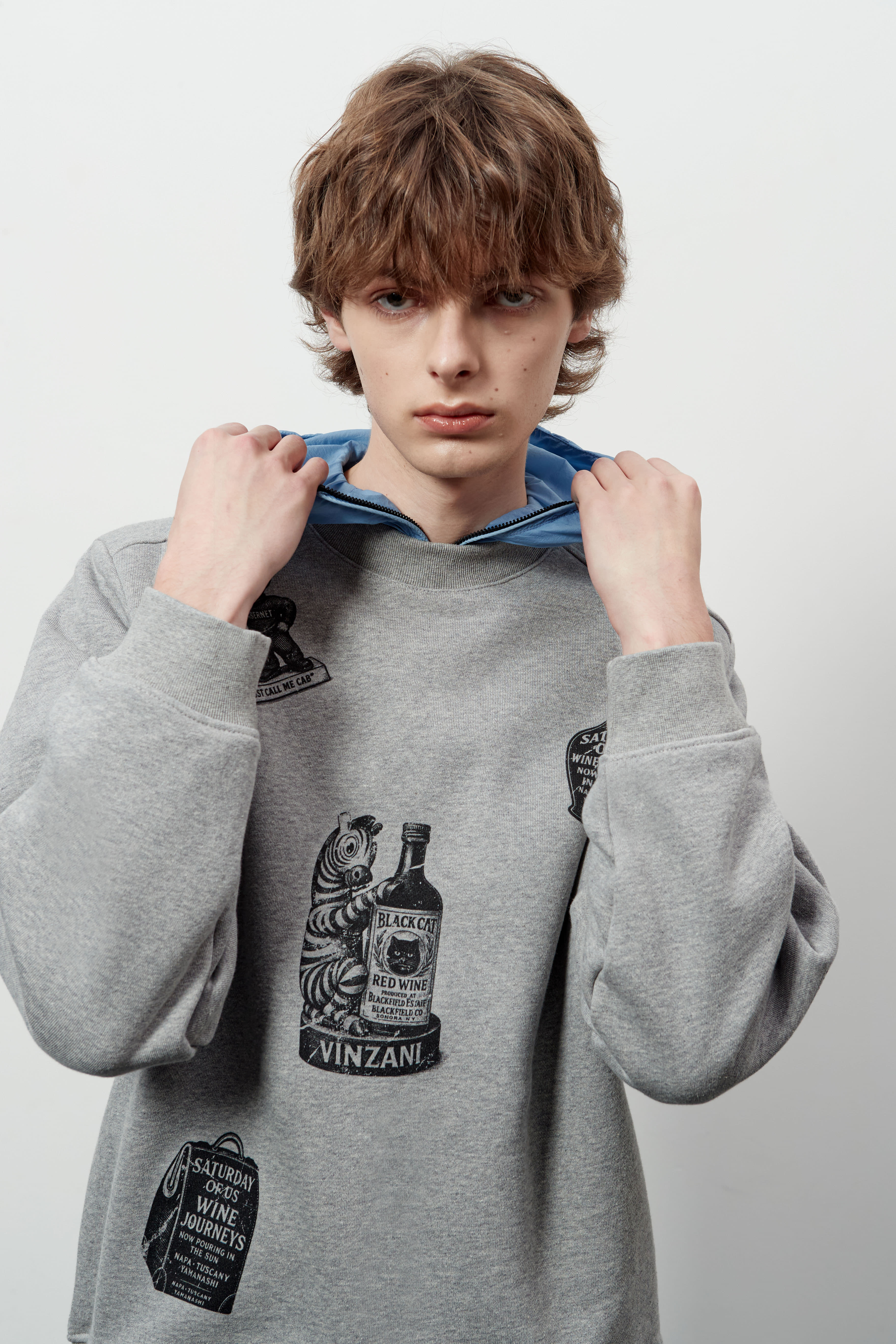 Stu - Printing Sweatshirt Melange (Grey) product image 16 | TRAB K-Fashion Australia