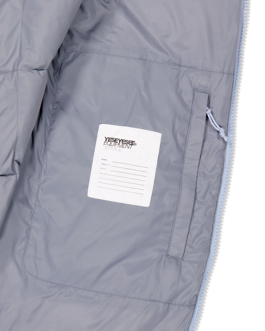 yeseyesee - Wafer Goose Down Jacket (Misty Blue) product image 5 | TRAB K-Fashion Australia