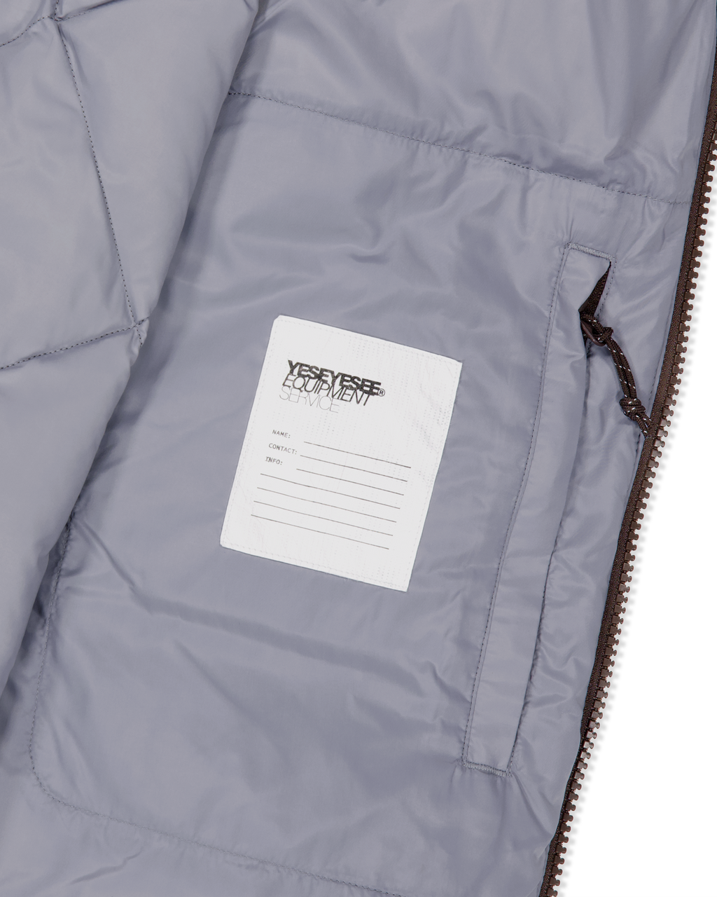 yeseyesee - Wafer Goose Down Jacket (Brown) product image 5 | TRAB K-Fashion Australia