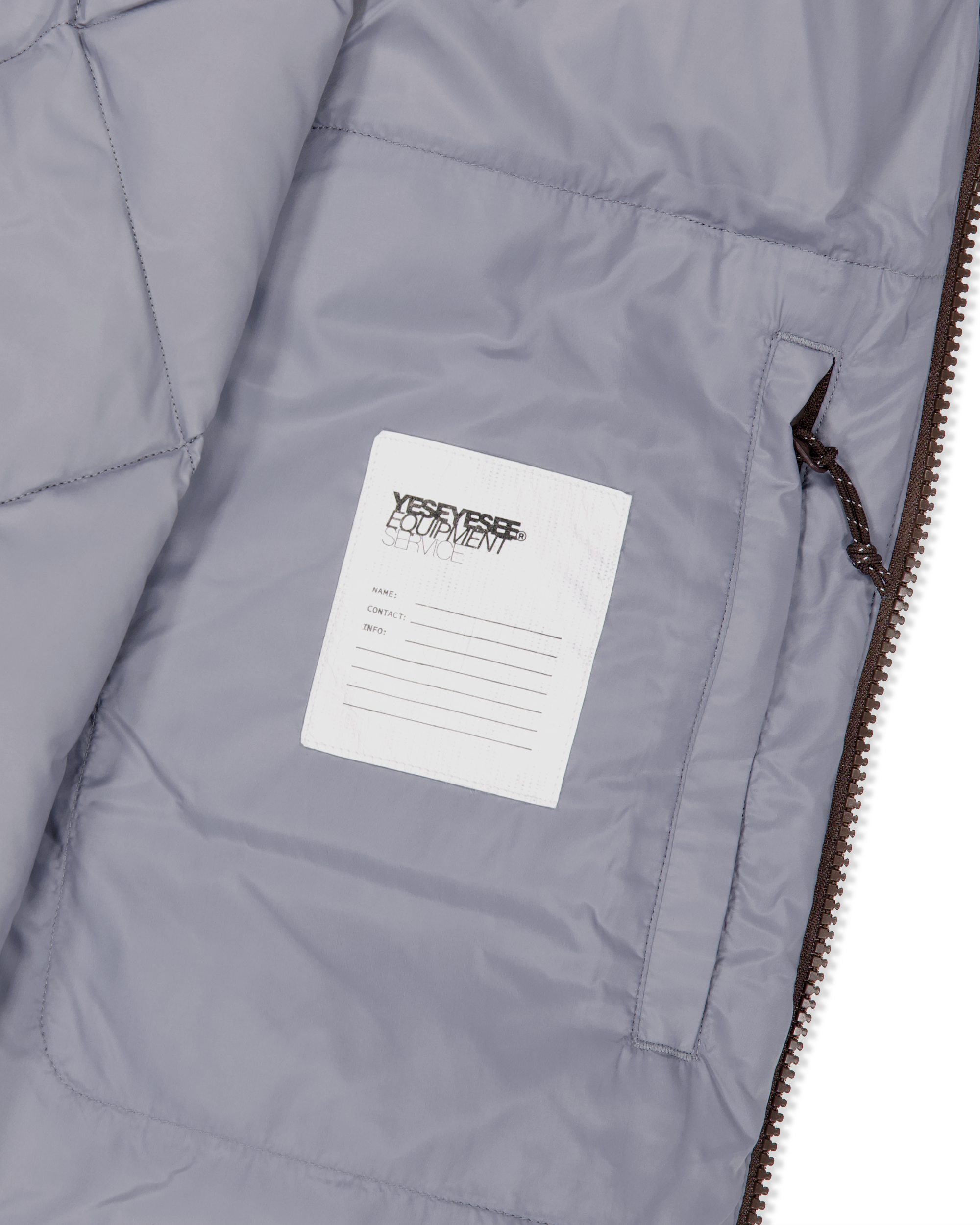 yeseyesee - Wafer Goose Down Jacket (Brown) product image 5 | TRAB K-Fashion Australia