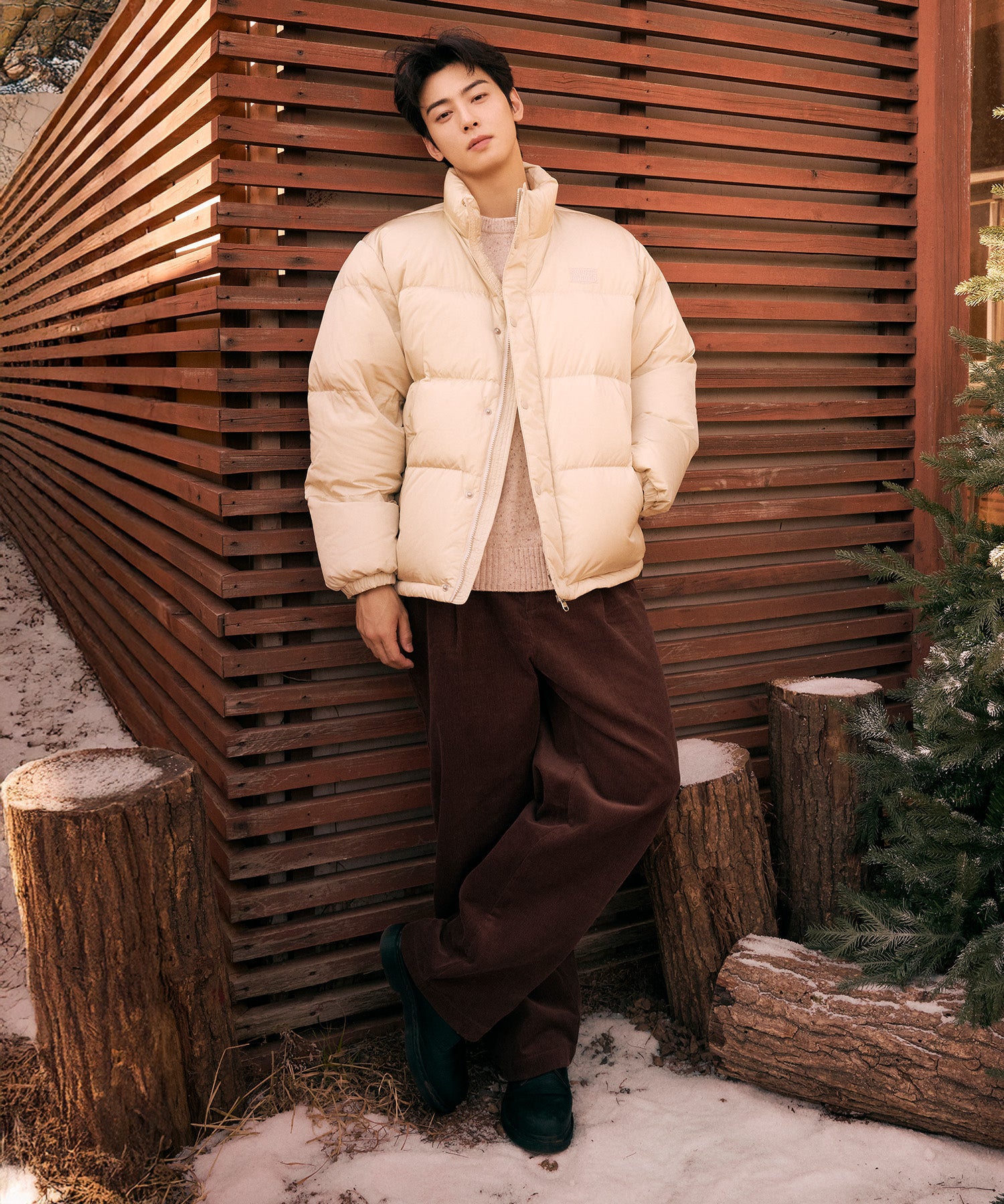 Marithe & Francois Girbaud - Corduroy Pants (Brown) product image 1 | TRAB K-Fashion Australia