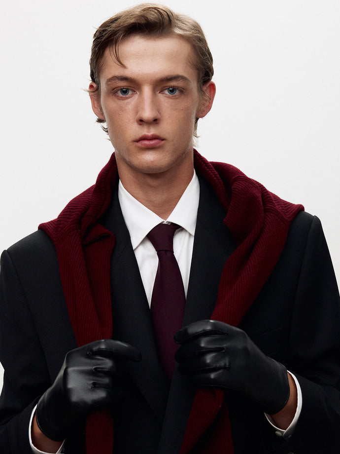 Tonywack - Wool Twill Double-Breasted Tailored Jacket (Black) product image 8 | TRAB K-Fashion Australia