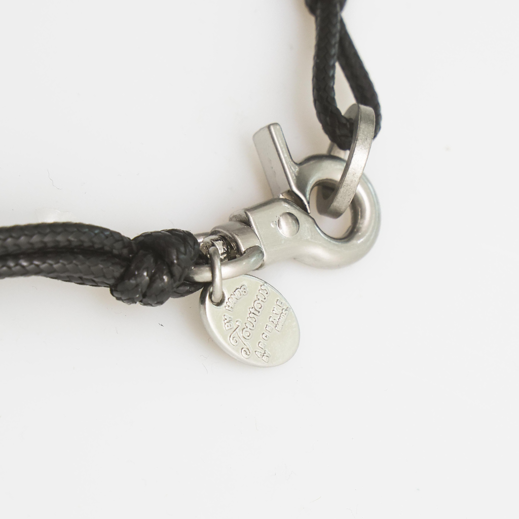 Towtow Archive - [Pre-Order – Ships June 19] Monda Metal Cord Necklace (Black) product image 3 | TRAB K-Fashion Australia
