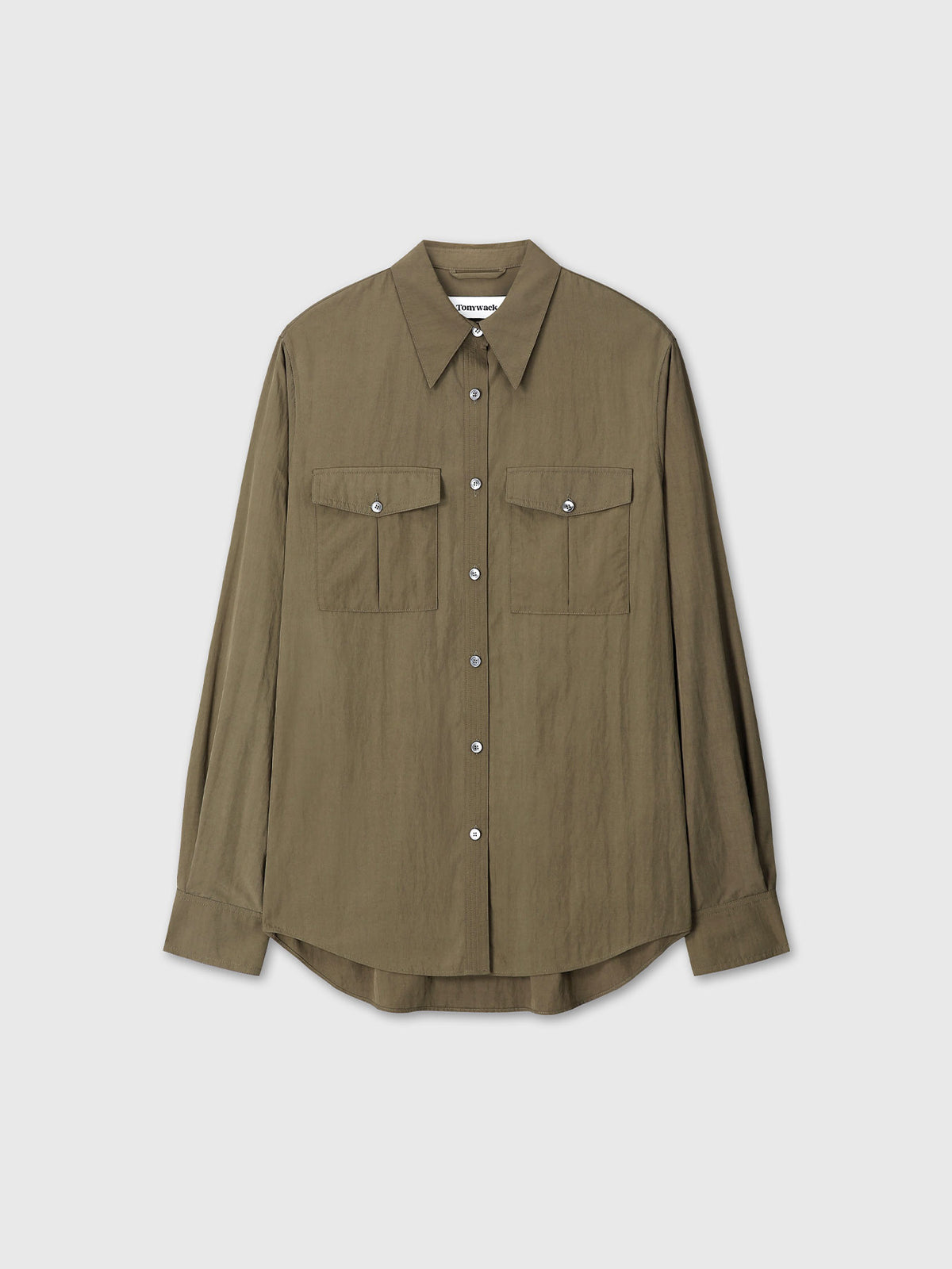 Tonywack - Double-Pocket Shirt (Khaki) product image 9 | TRAB K-Fashion Australia