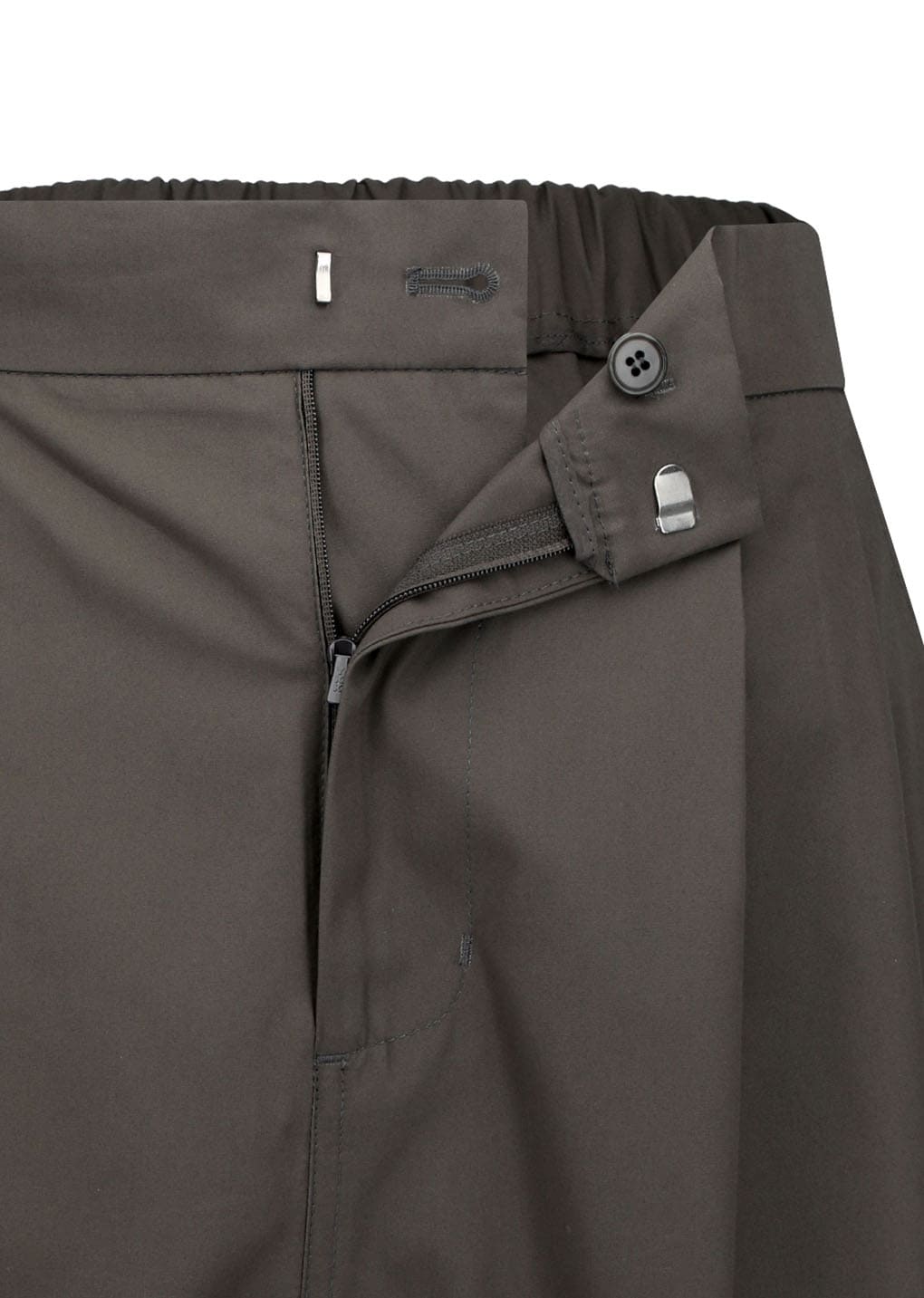 Amomento - Two Tuck Wide Shorts (Brown) product image 8 | TRAB K-Fashion Australia