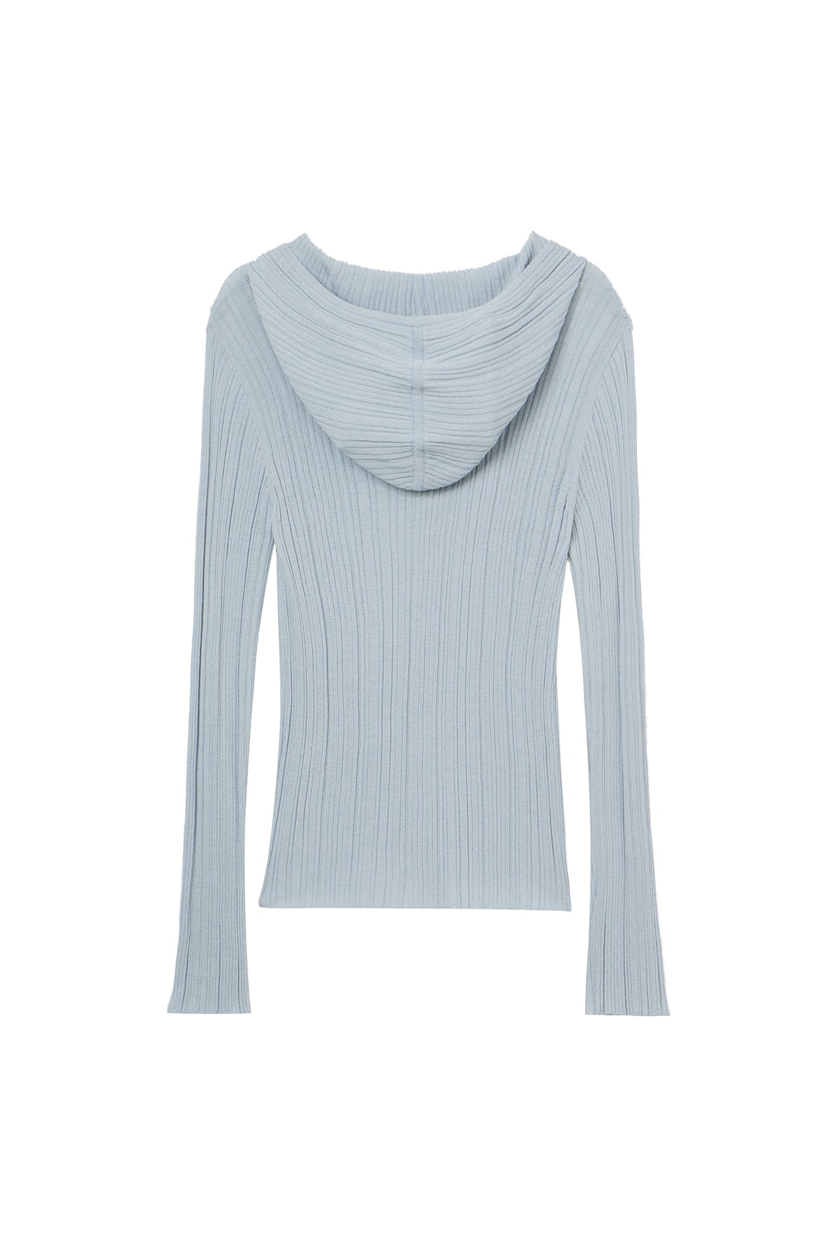 Deinet - Knit Button Hoodie Cardigan (Light Blue) product image 2 | TRAB K-Fashion Australia