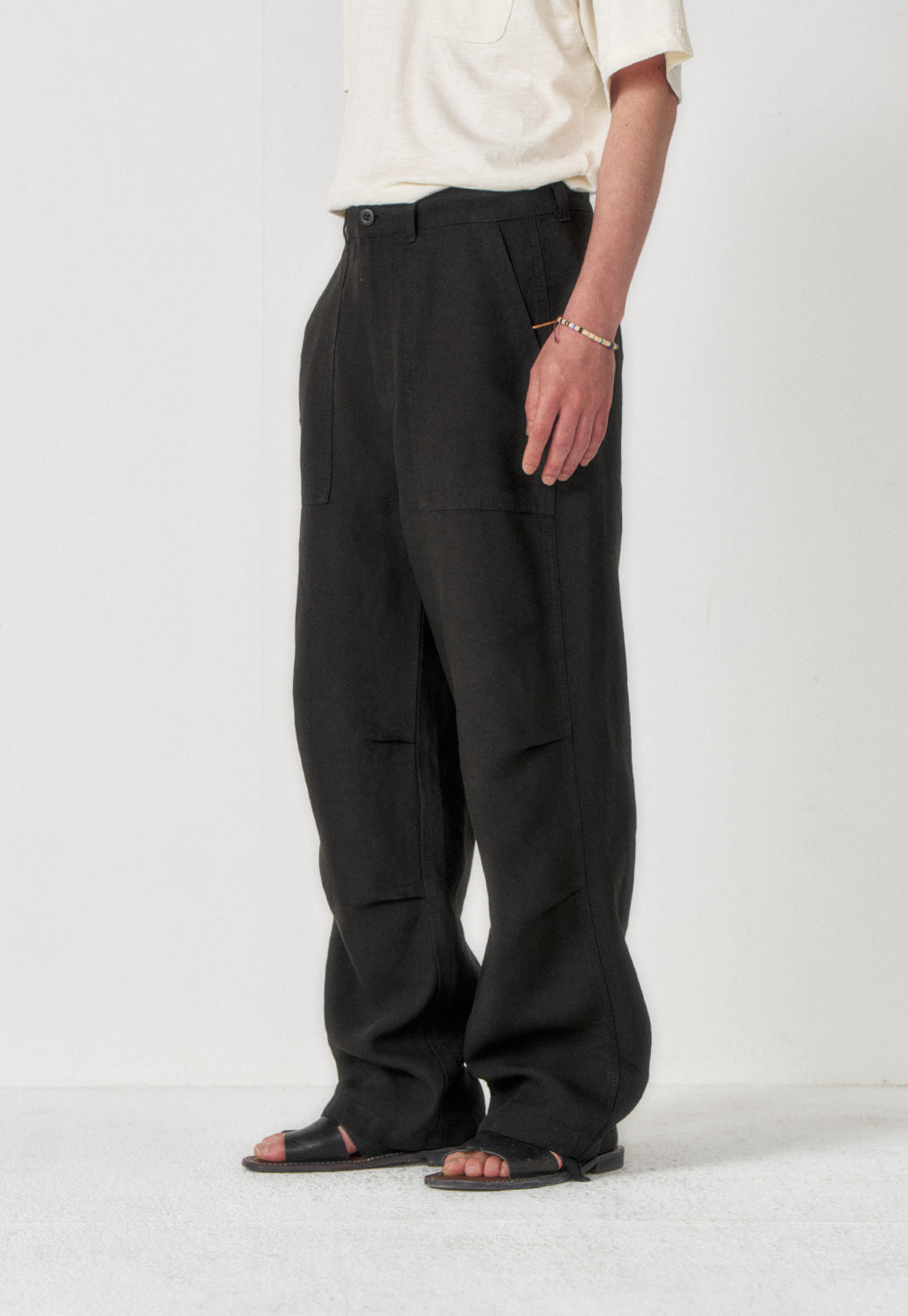 Art if acts - Linen Parachute Pants (Black) product image 5 | TRAB K-Fashion Australia