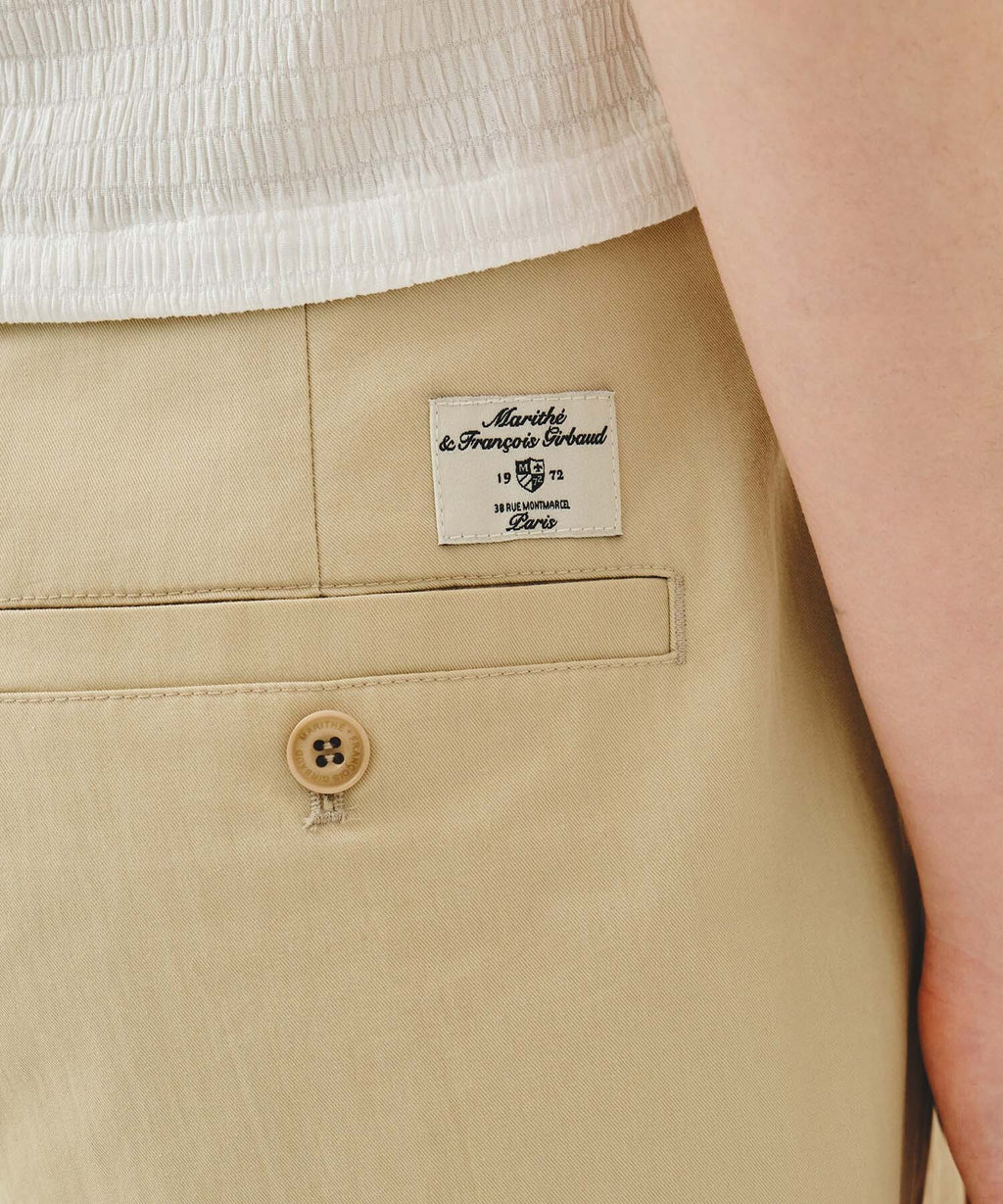 Marithe & Francois Girbaud - Bermuda Half Pants (Beige) product image 2 | TRAB K-Fashion Australia