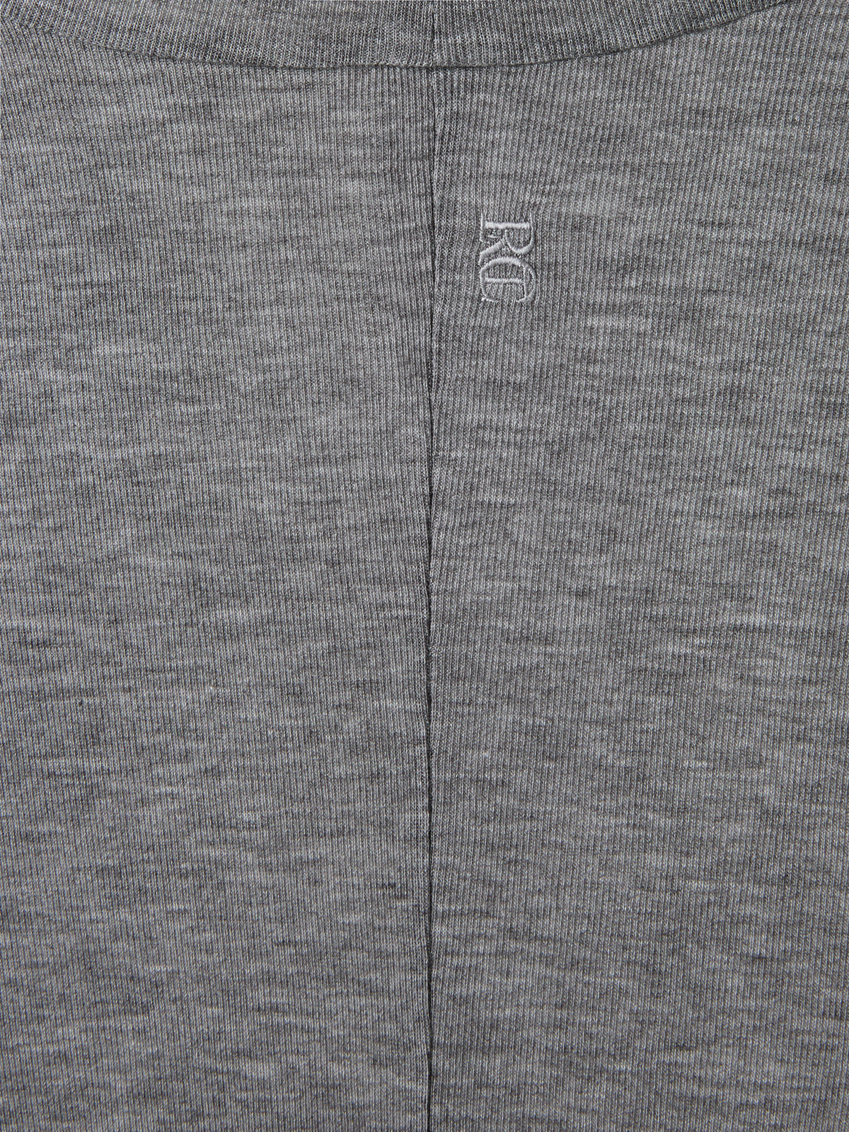 Recto - Contrast Wool Jersey Turtleneck (Melange Grey) product image 4 | TRAB K-Fashion Australia