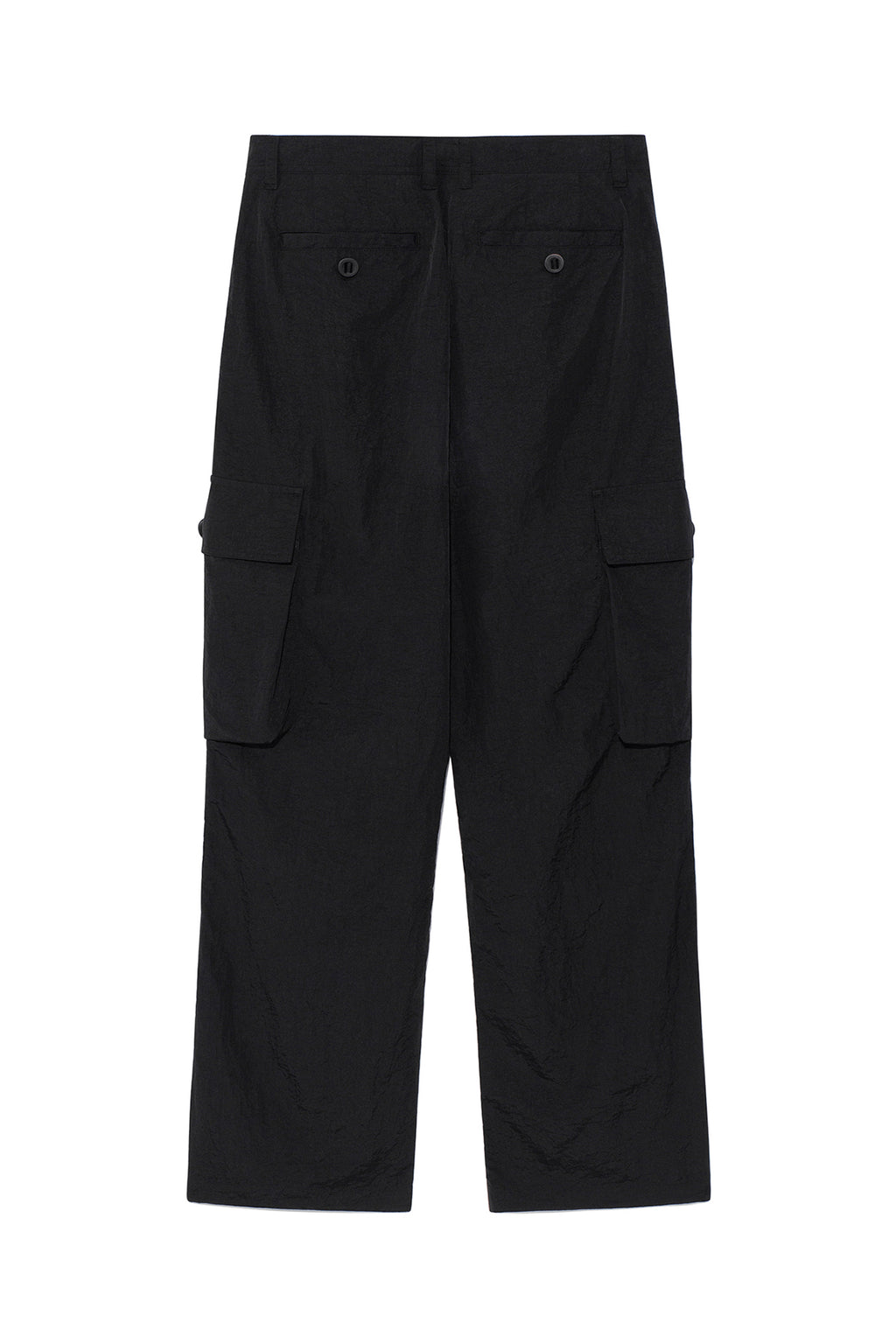 Matin Kim - String Nylon Cargo Pants (Black) product image 2 | TRAB K-Fashion Australia