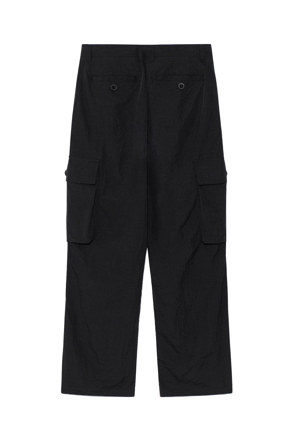 Matin Kim - String Nylon Cargo Pants (Black) product image 2 | TRAB K-Fashion Australia