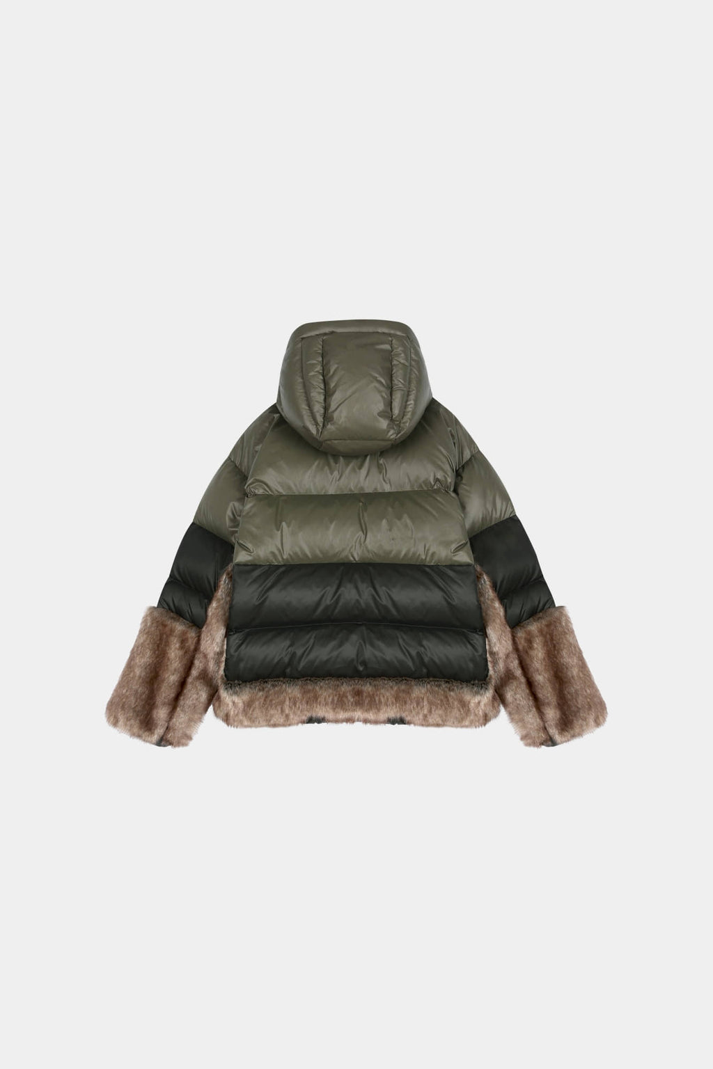 Andersson Bell - Copenhagen Down Fur Jacket (Khaki) product image 11 | TRAB K-Fashion Australia