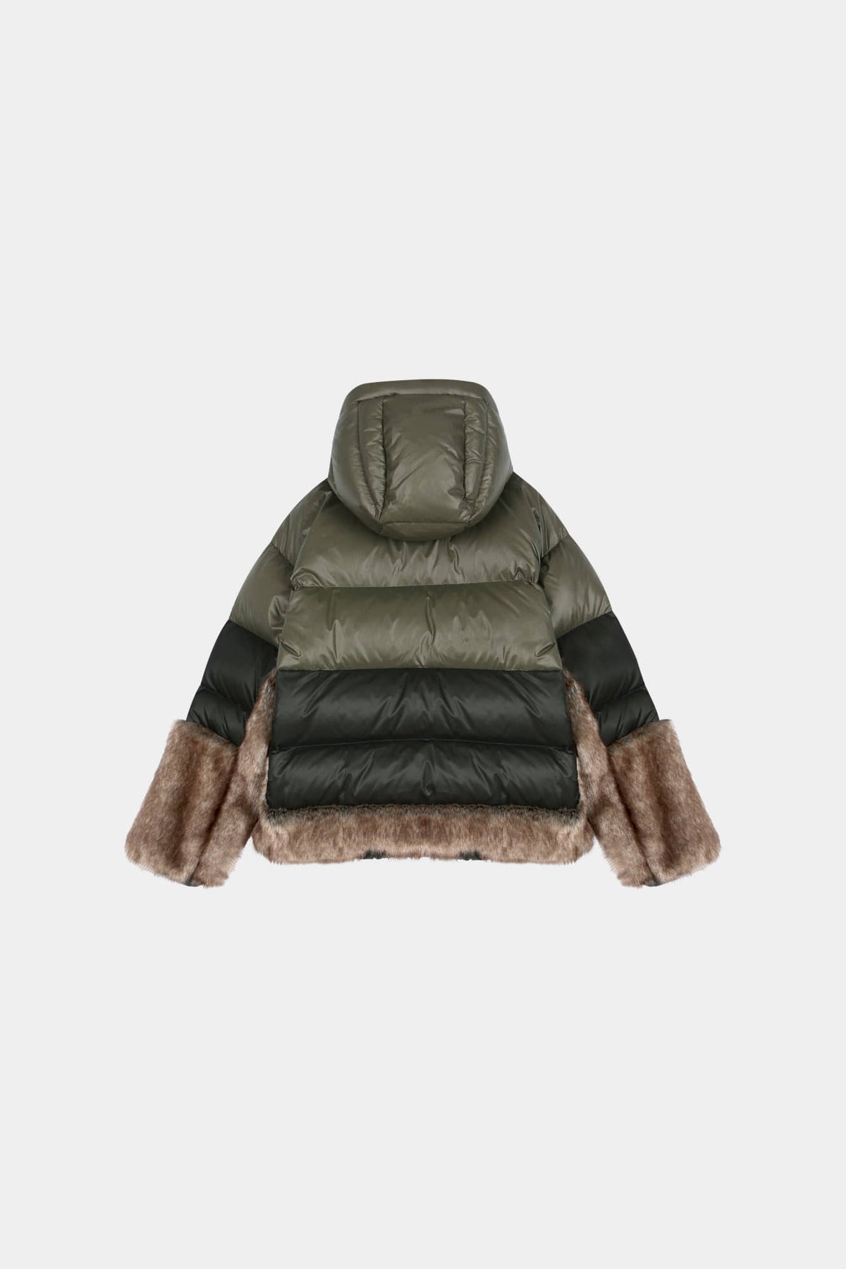 Andersson Bell - Copenhagen Down Fur Jacket (Khaki) product image 11 | TRAB K-Fashion Australia