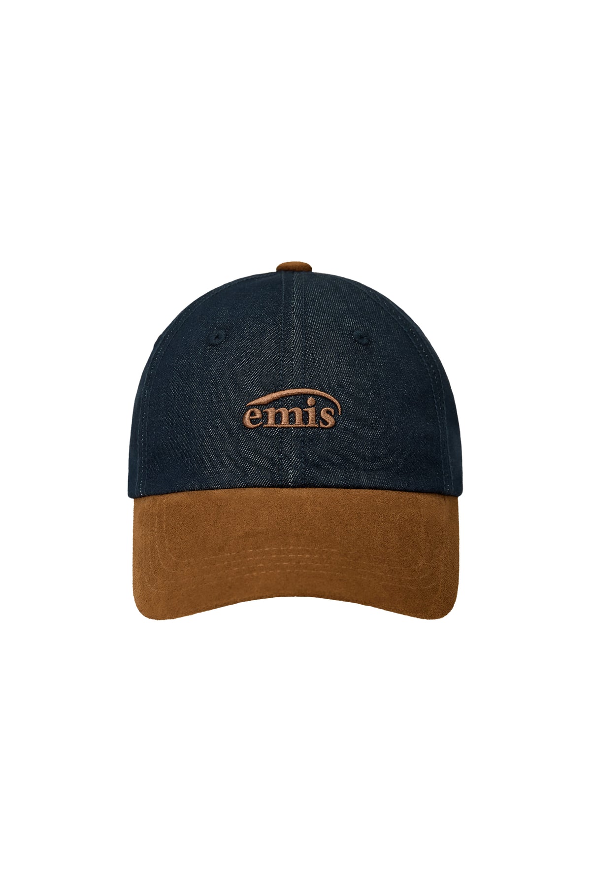 Emis - Small Logo Suede Brim Ball Cap (Blue Denim) product image 1 | TRAB K-Fashion Australia