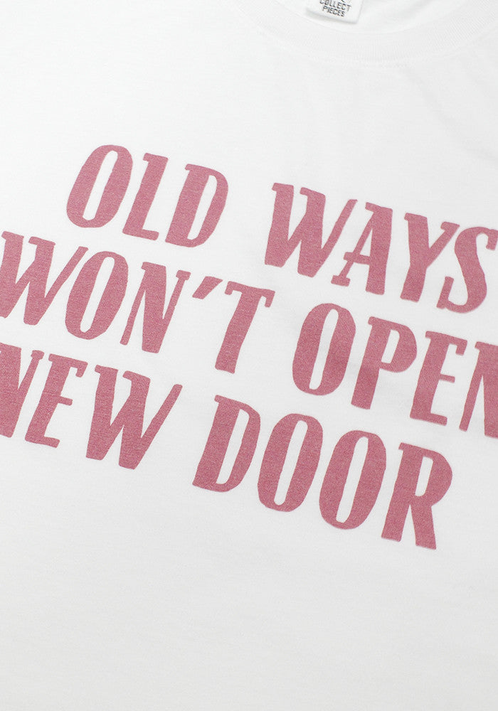 Collect Pieces - New Door T-Shirts (White) product image 2 | TRAB K-Fashion Australia