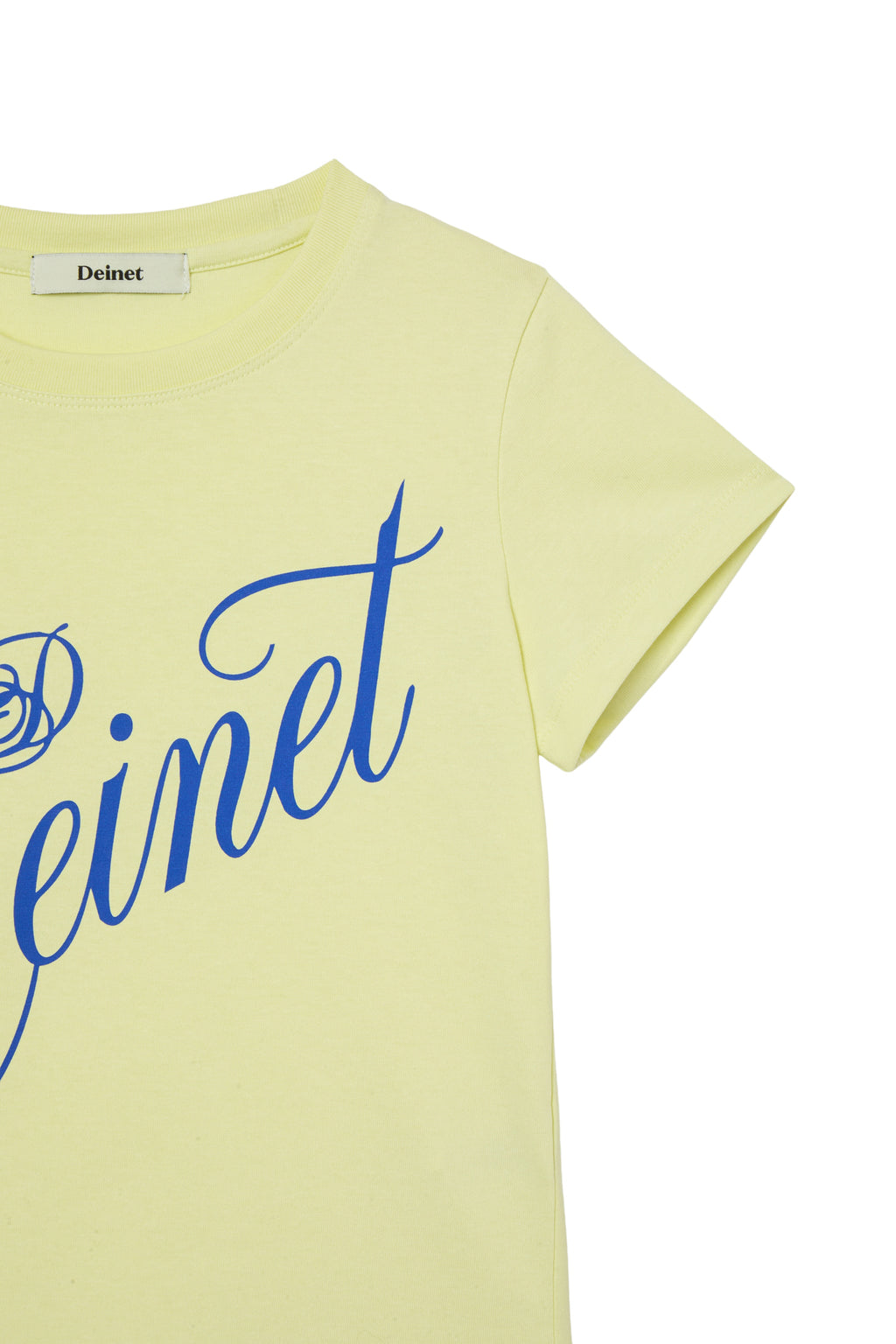 Deinet - Rose Typo Graphic T-Shirt (Light Yellow) product image 12 | TRAB K-Fashion Australia