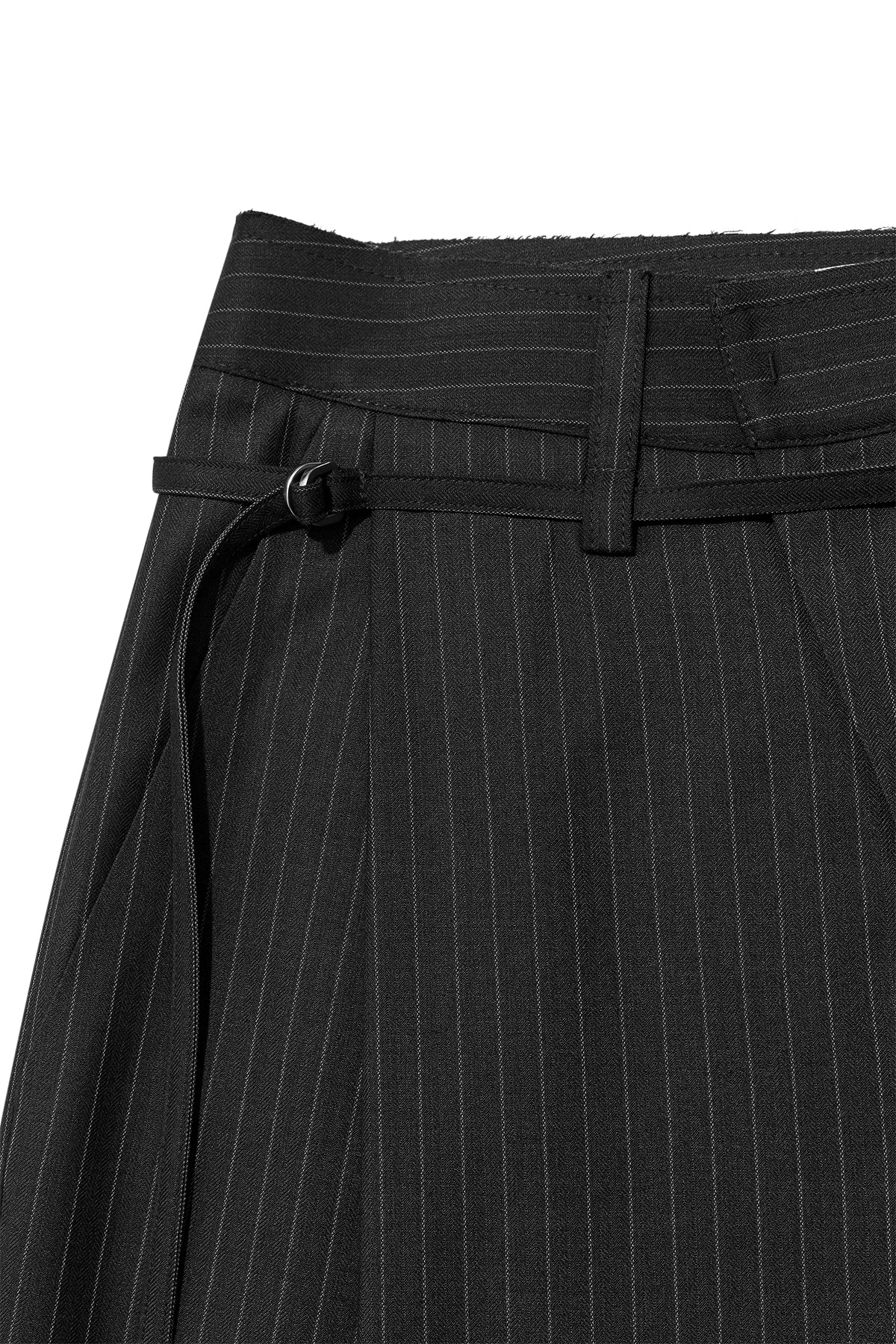 Matin Kim - Tuck Point Stripe Trouser (Charcoal) product image 3 | TRAB K-Fashion Australia
