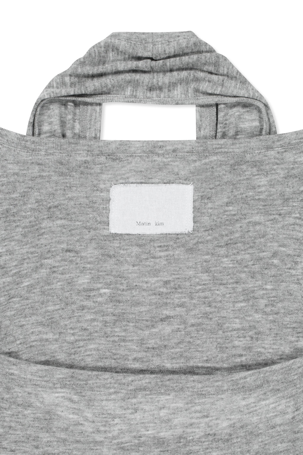 Matin Kim - Two Way Layered Jersey Dress (Grey) product image 4 | TRAB K-Fashion Australia