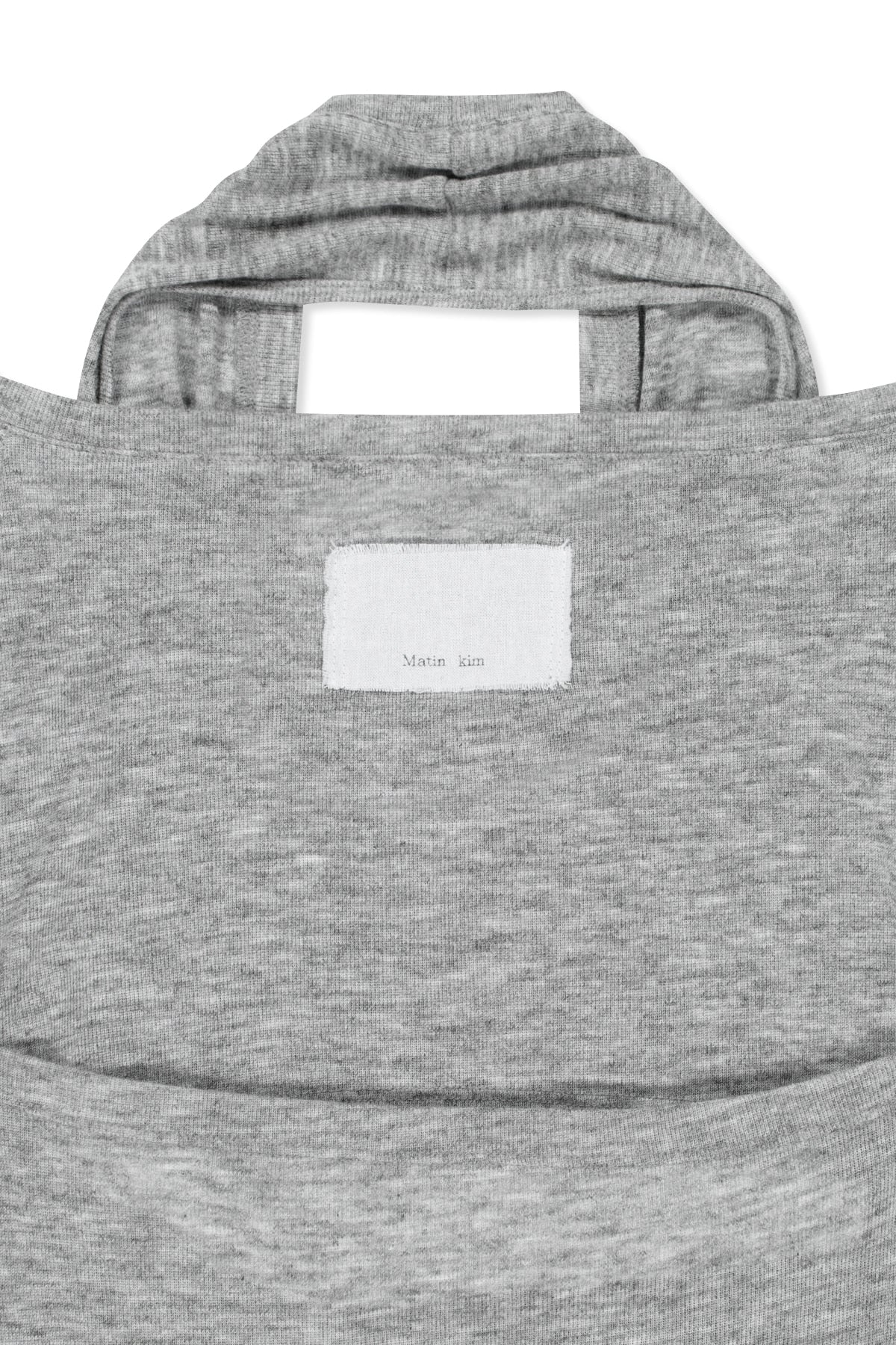 Matin Kim - Two Way Layered Jersey Dress (Grey) product image 4 | TRAB K-Fashion Australia