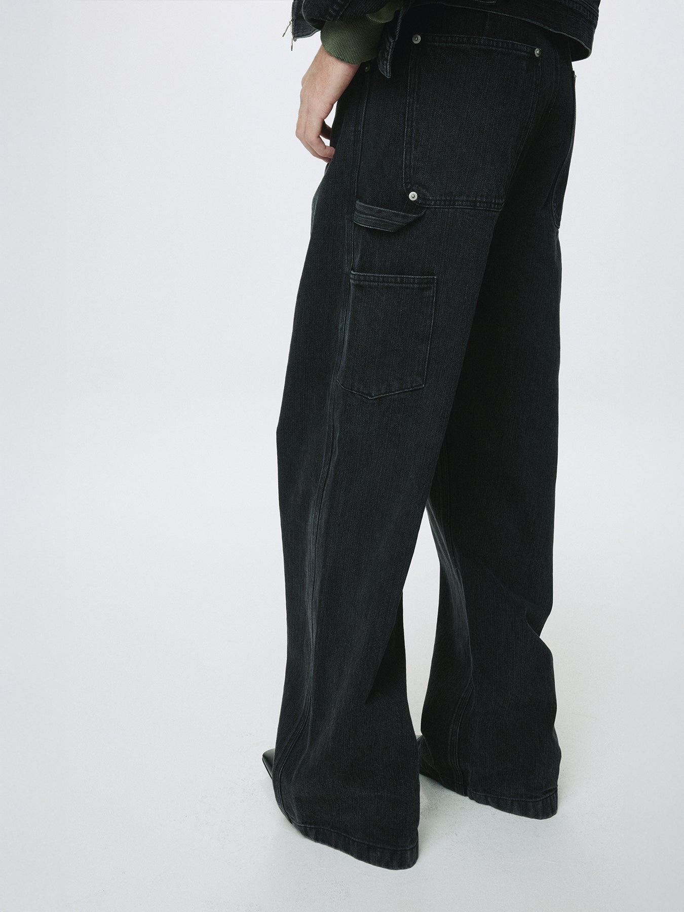 Tonywack - Cord Twill Denim Work Pants (Faded Black) product image 3 | TRAB K-Fashion Australia
