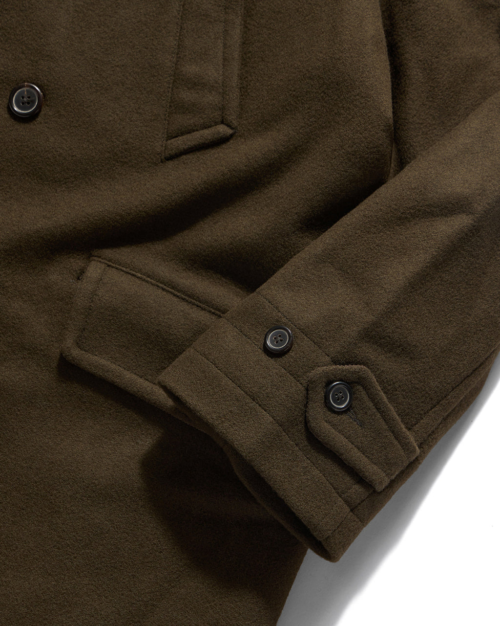 Eastlogue - Chester Field Coat (D.olive Wool) product image 9 | TRAB K-Fashion Australia