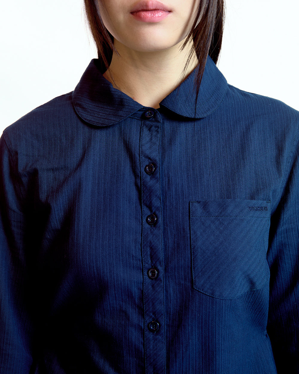 Coyseio - Round Collar Capri Shirt (Navy) product image 8 | TRAB K-Fashion Australia