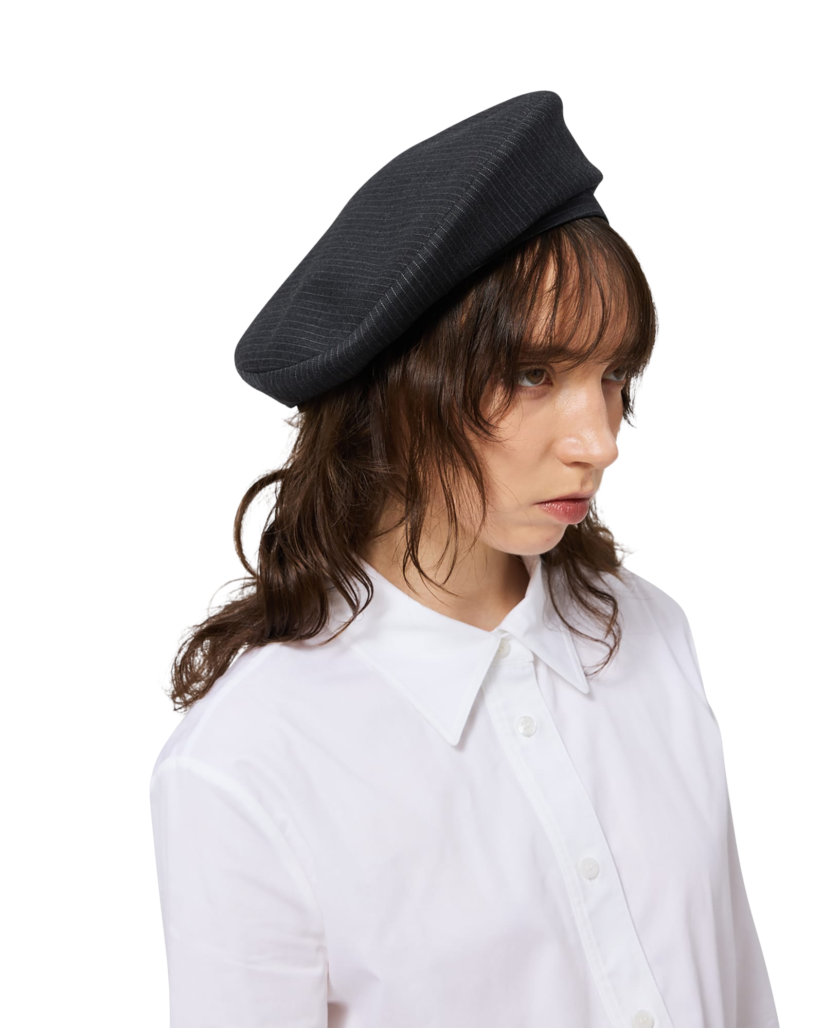 Kimhe Kim - Stripped Beret (Grey) product image 24 | TRAB K-Fashion Australia