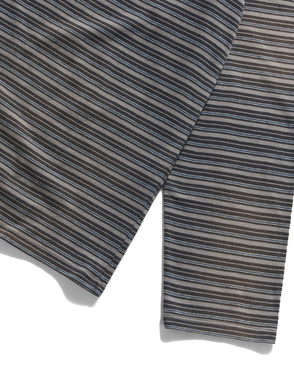 Eastlogue - Bleached Stripe L.s T-shirts (Grey & Blue Stripe) product image 4 | TRAB K-Fashion Australia