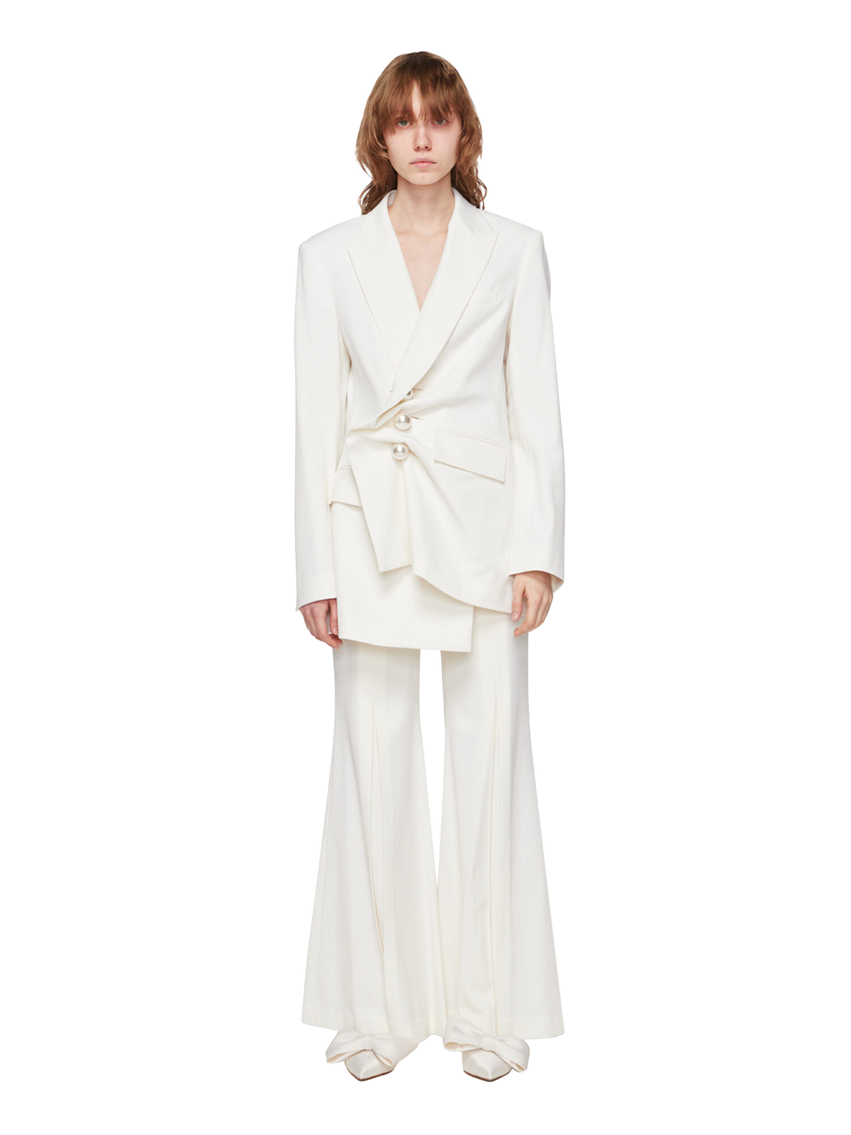 Kimhe Kim - Venus Pants (White) product image 1 | TRAB K-Fashion Australia