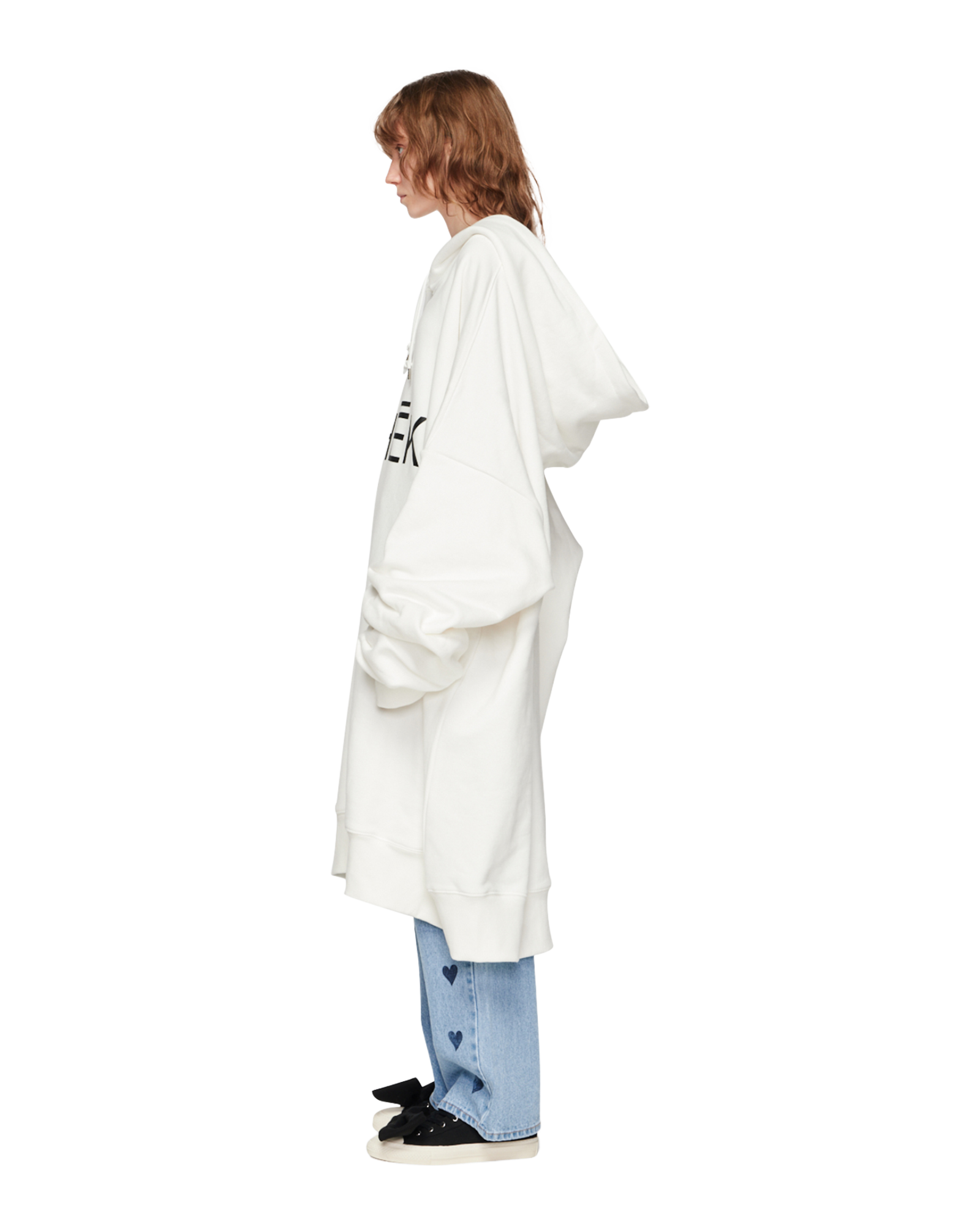 Kimhe Kim - Heart Stamped Jeans (Sky Blue) product image 5 | TRAB K-Fashion Australia