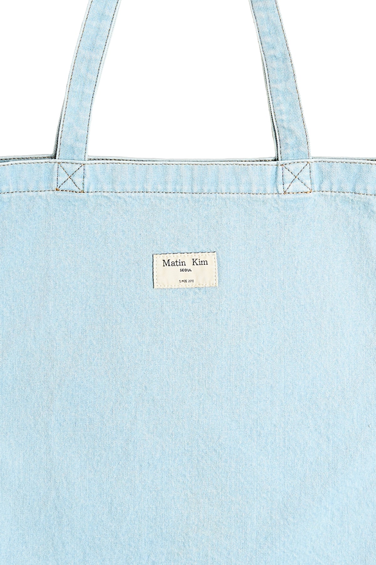 Matin Kim - Matin Stitch Denim Ecobag (Sky) product image 4 | TRAB K-Fashion Australia