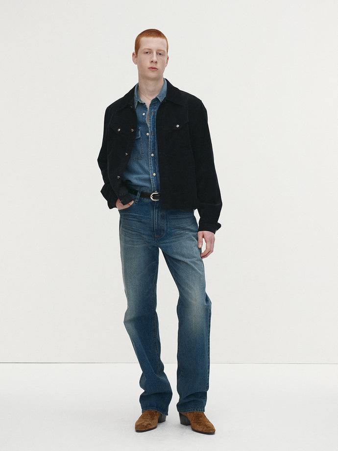 Tonywack - Washed Corduroy Western Trucker (Black) product image 2 | TRAB K-Fashion Australia