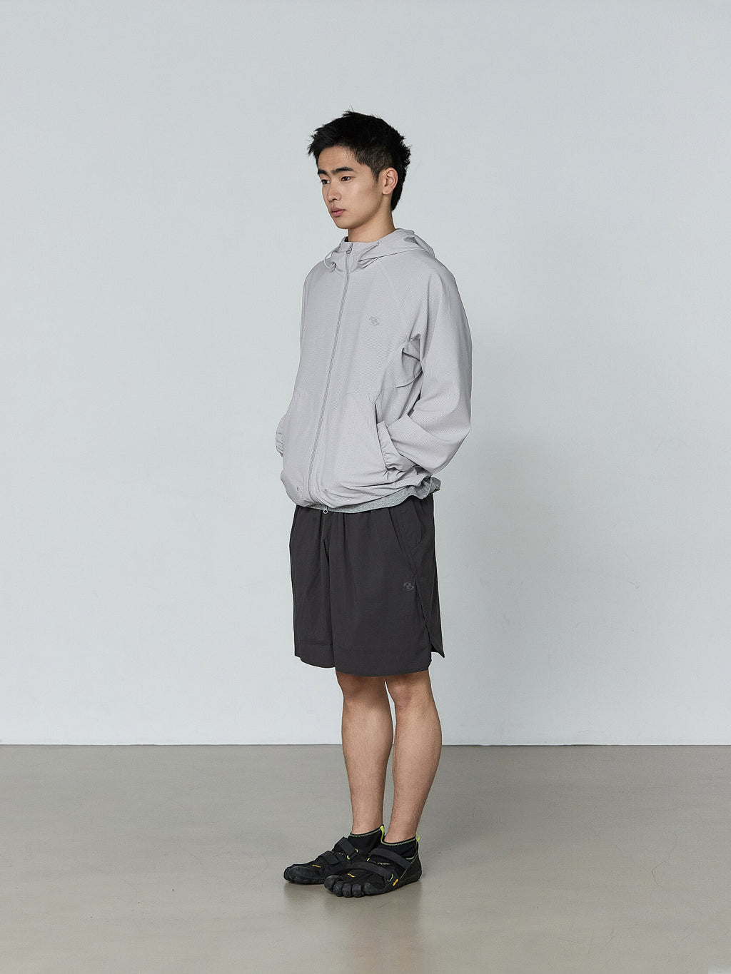 San San Gear - Air Hole Jacket (Light Grey) product image 1 | TRAB K-Fashion Australia