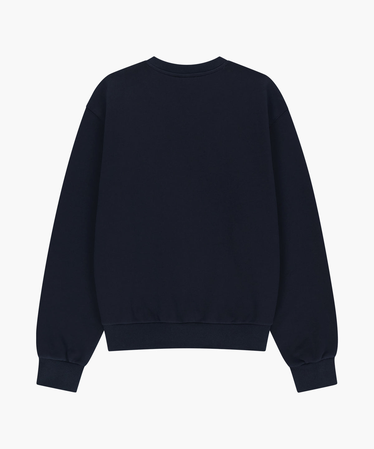 Marithe & Francois Girbaud - Small Classic Logo V Neck Balloon Sweatshirt (Navy) product image 6 | TRAB K-Fashion Australia