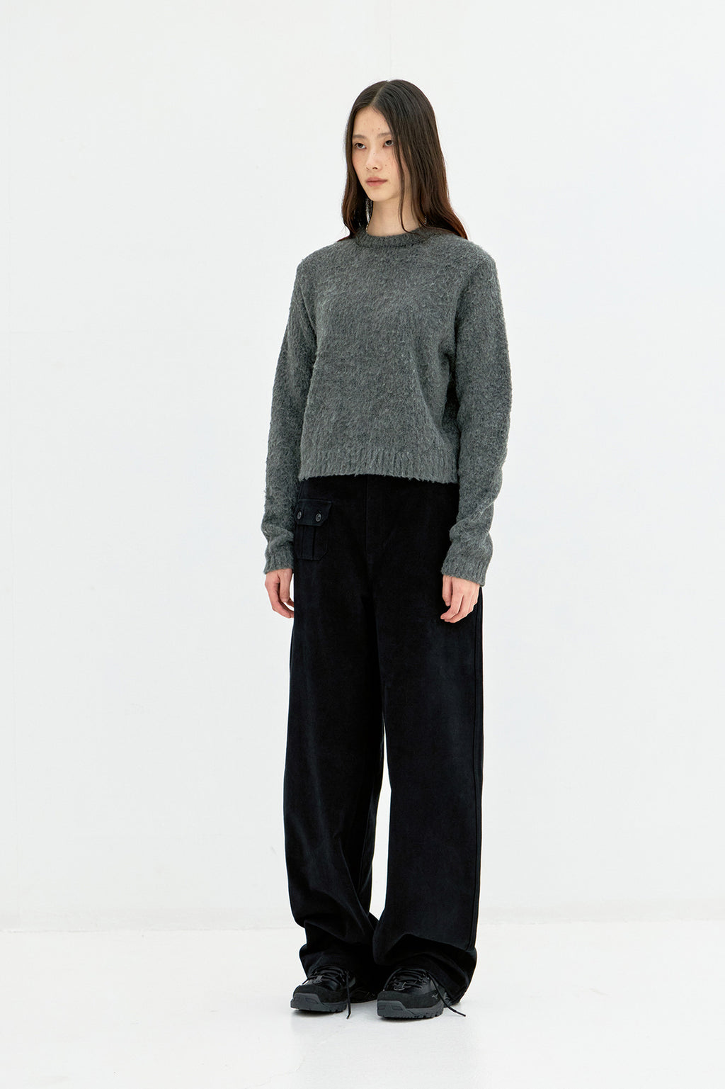 Coor - Peached Easy Pants (Black) product image 3 | TRAB K-Fashion Australia