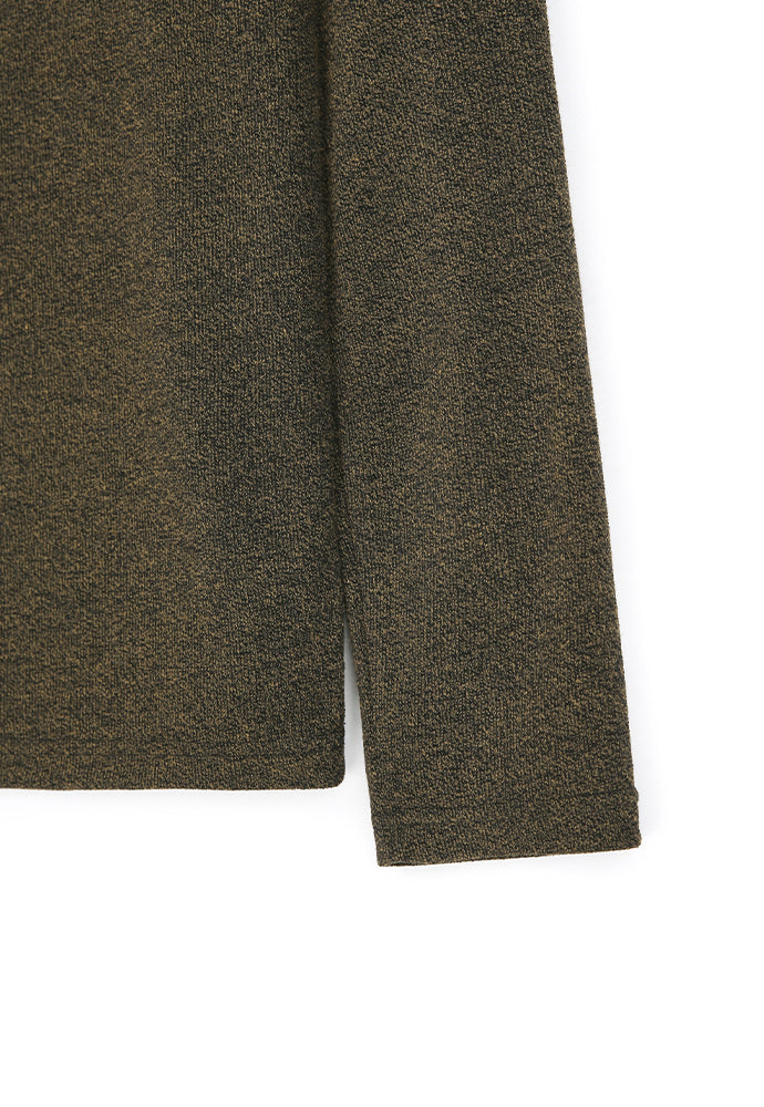 Tonywack - Twist-Melange Long Sleeve Knit (Melange Loden) product image 11 | TRAB K-Fashion Australia