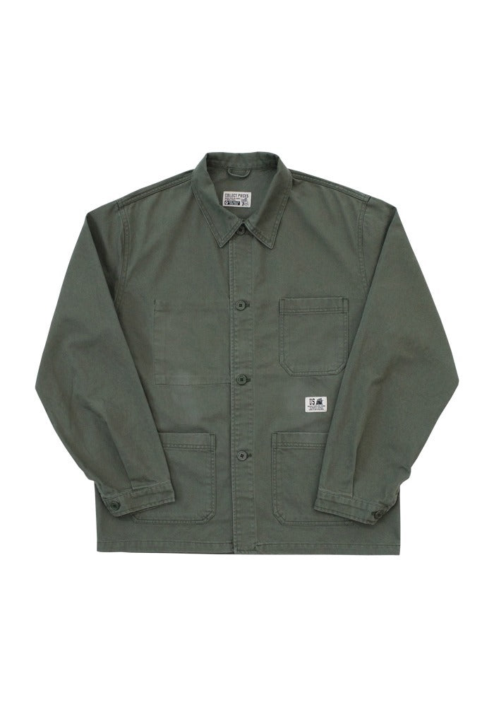 Collect Pieces - Us Work Jacket (Olive Green) product image 1 | TRAB K-Fashion Australia
