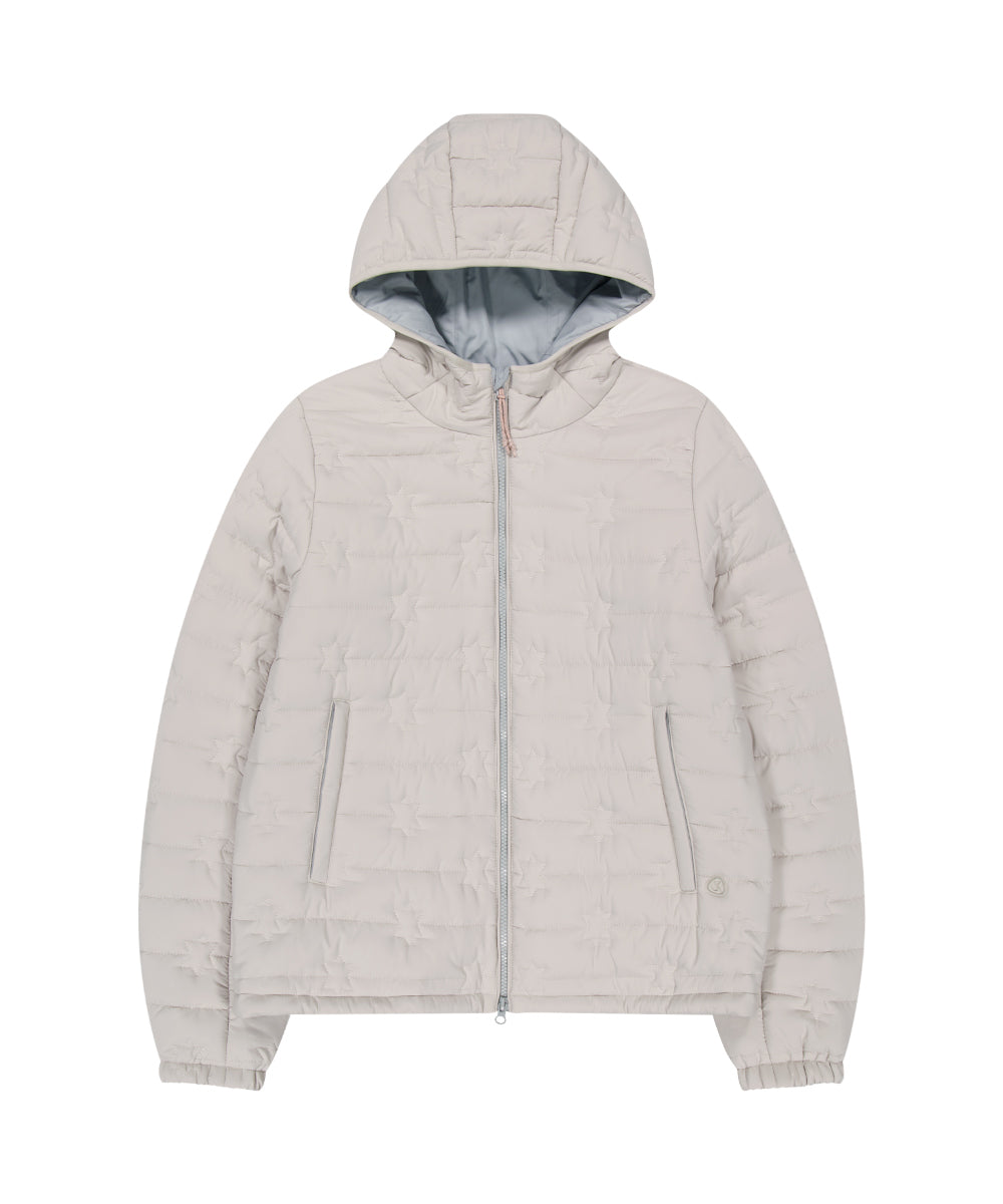 Coyseio - Fluffy Light Padded Jacket (Ivory) product image 14 | TRAB K-Fashion Australia