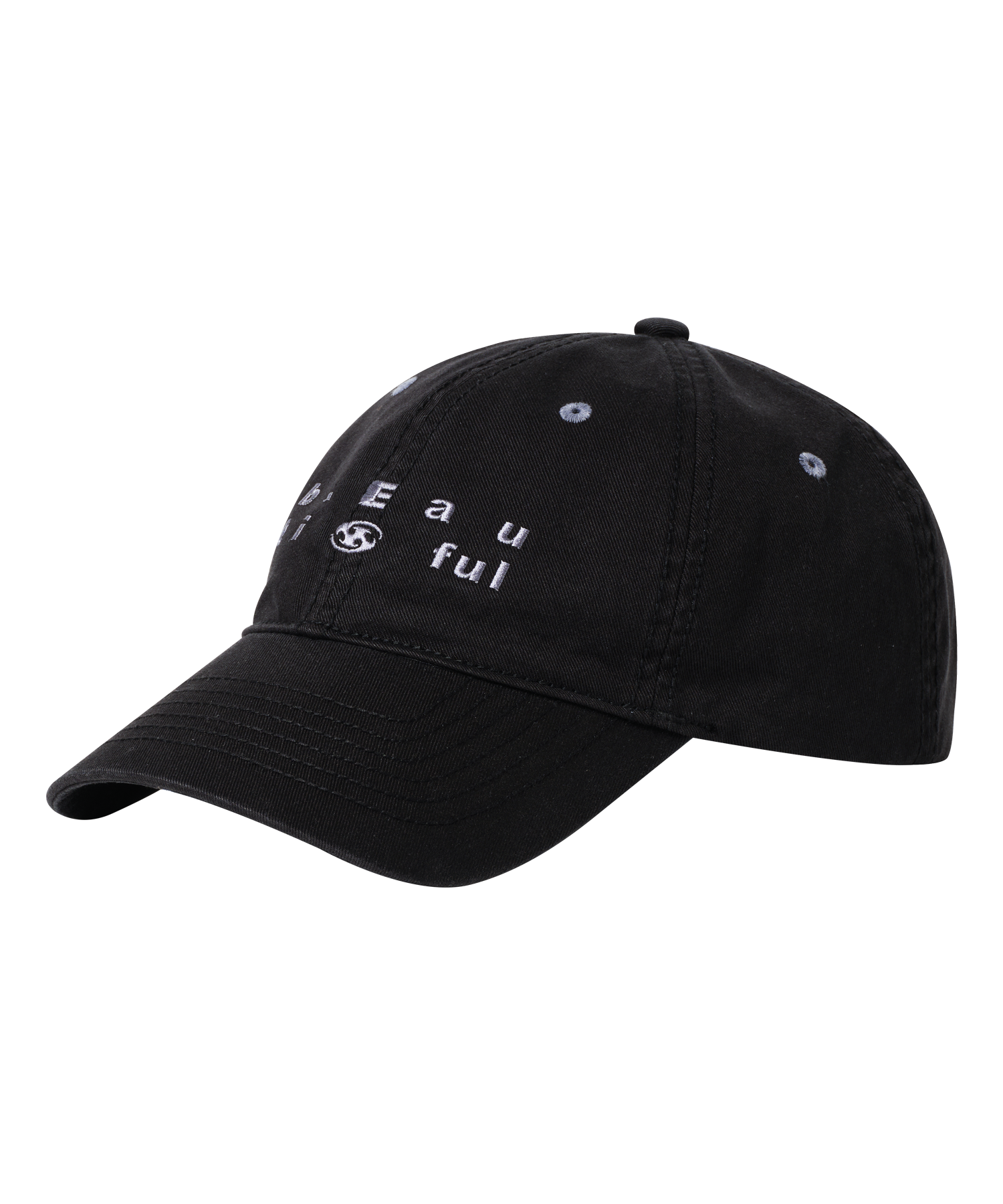 San San Gear - San San X B.E Washed Ball Cap (Black) product image 3 | TRAB K-Fashion Australia