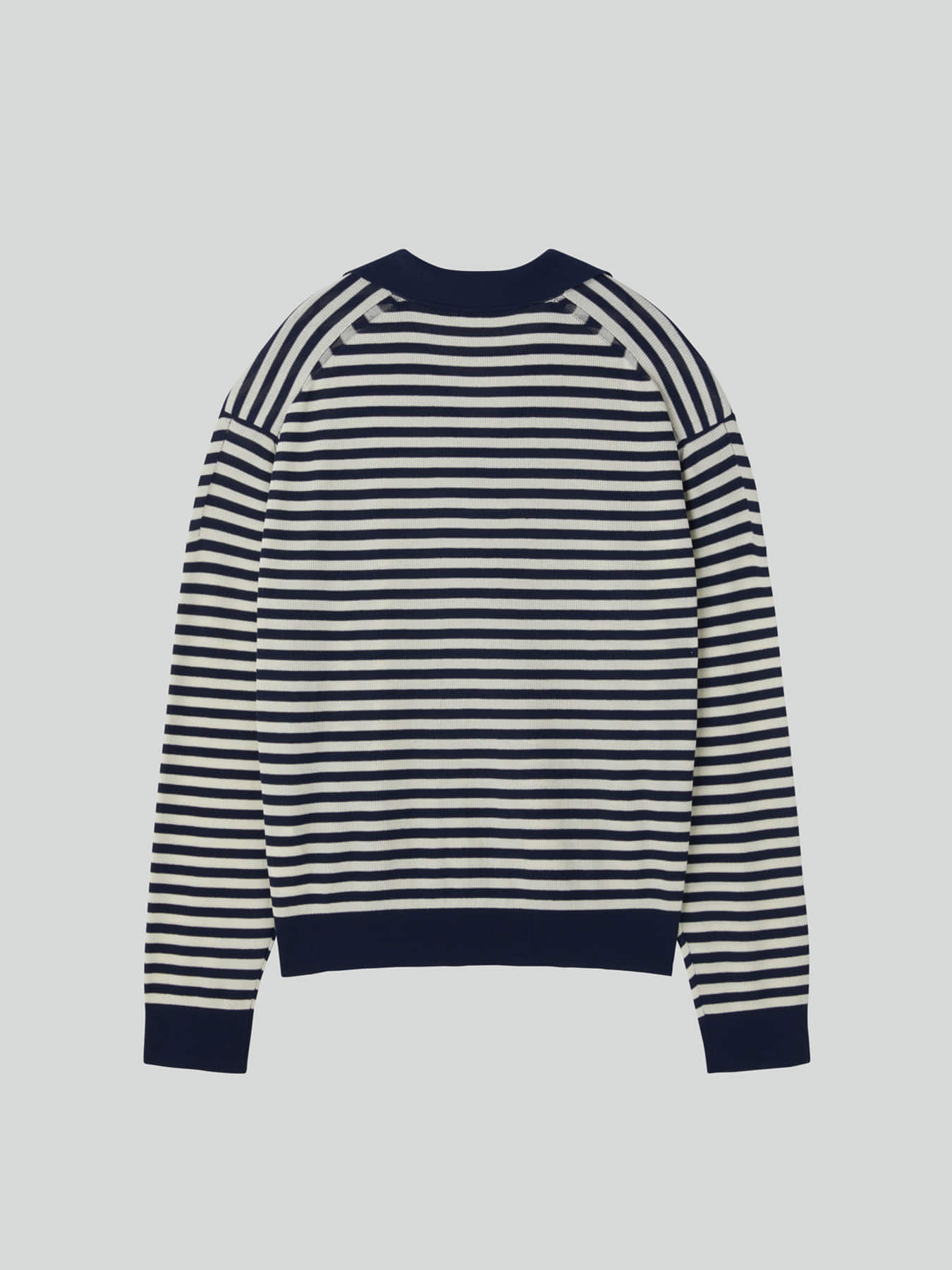 Recto - Marina Summer Polo Knit Top (Navy) product image 5 | TRAB K-Fashion Australia